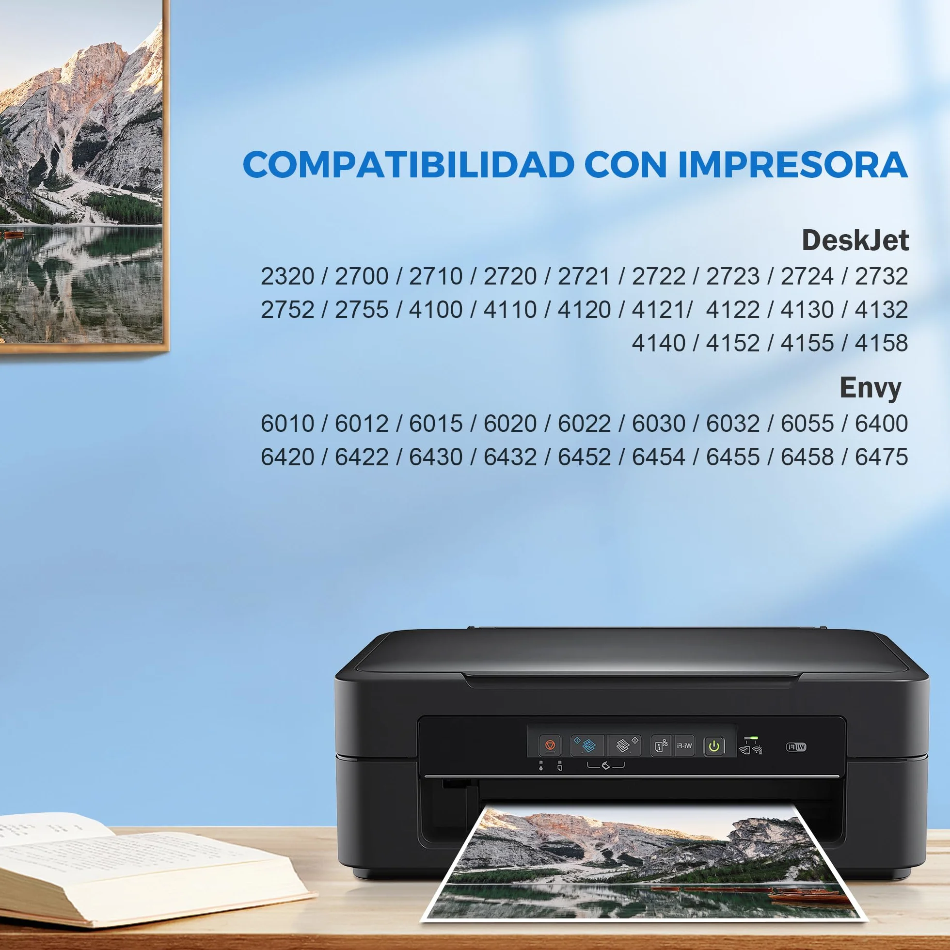 Tinta 305 XL Cartuchos de Tinta 305XL Negro y Ccolor Remanufacturado para HP 305 Tinta para HP DeskJet 2720 2700 2721 2820 2800 2821 2723 2822 Envy 6022 DeskJet Plus 4120 4200 4100(Pack de 2)