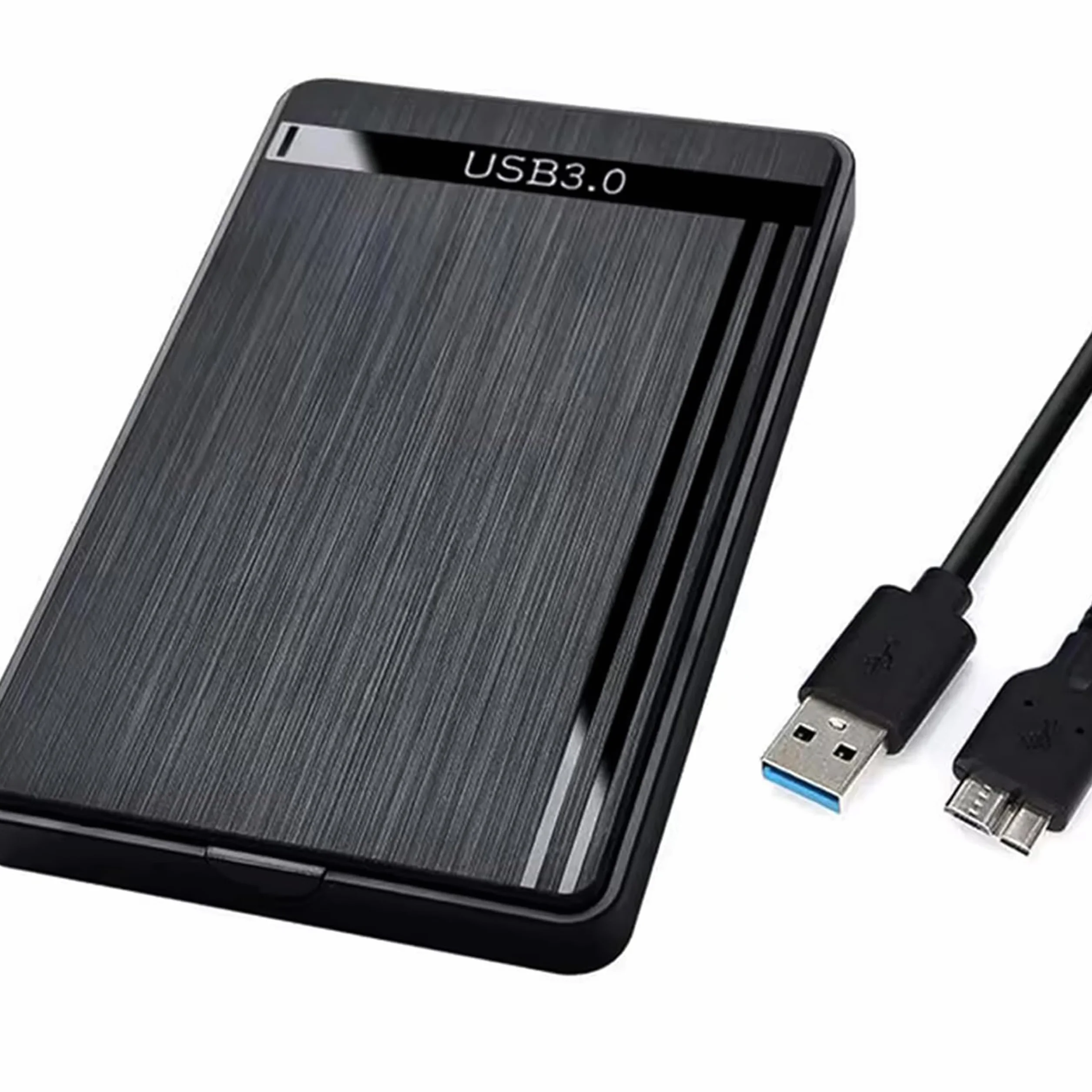 Disco Duro Externo SSD 110GB USB 3.0 Alta Velocidad 520MB/s, Unidad Portátil 2.5" SATA con Carcasa y Cable USB, Compatible con PC, Portátiles, Smart TV y Consolas 51SSD110_