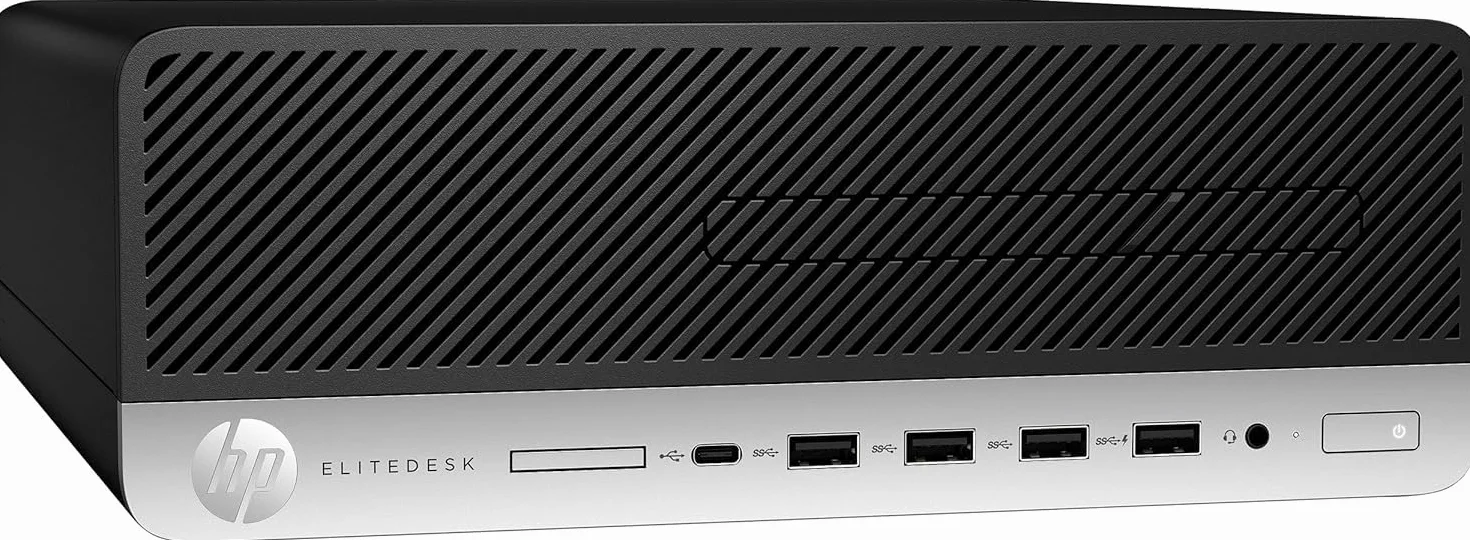 HP EliteDesk 705 G4 SFF, ordenador de sobremesa, AMD Ryzen 5 Pro 2400, 8 GB de RAM, SSD de 256 GB, WiFi, Bluetooth, teclado QWERTY de EE. UU., Windows 11 Pro (reacondicionado)