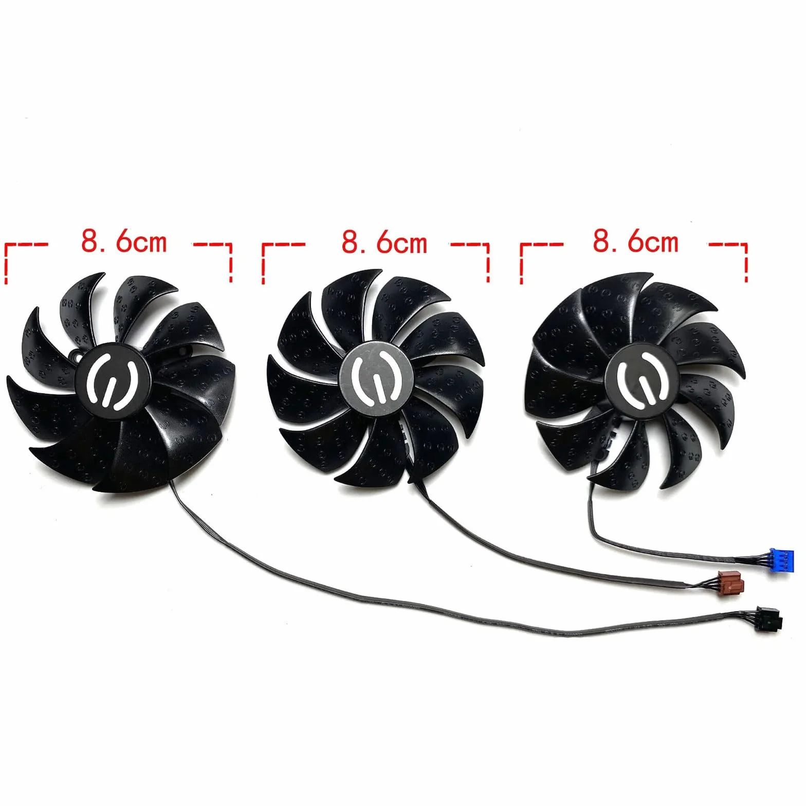 Ventilador de refrigeración de tarjeta gráfica PLD09220S12H de 87 mm de repuesto para EVGA GeForce RTX 3070 3080 TI 3090 FTW3 Ultra Gaming Cooler Fan