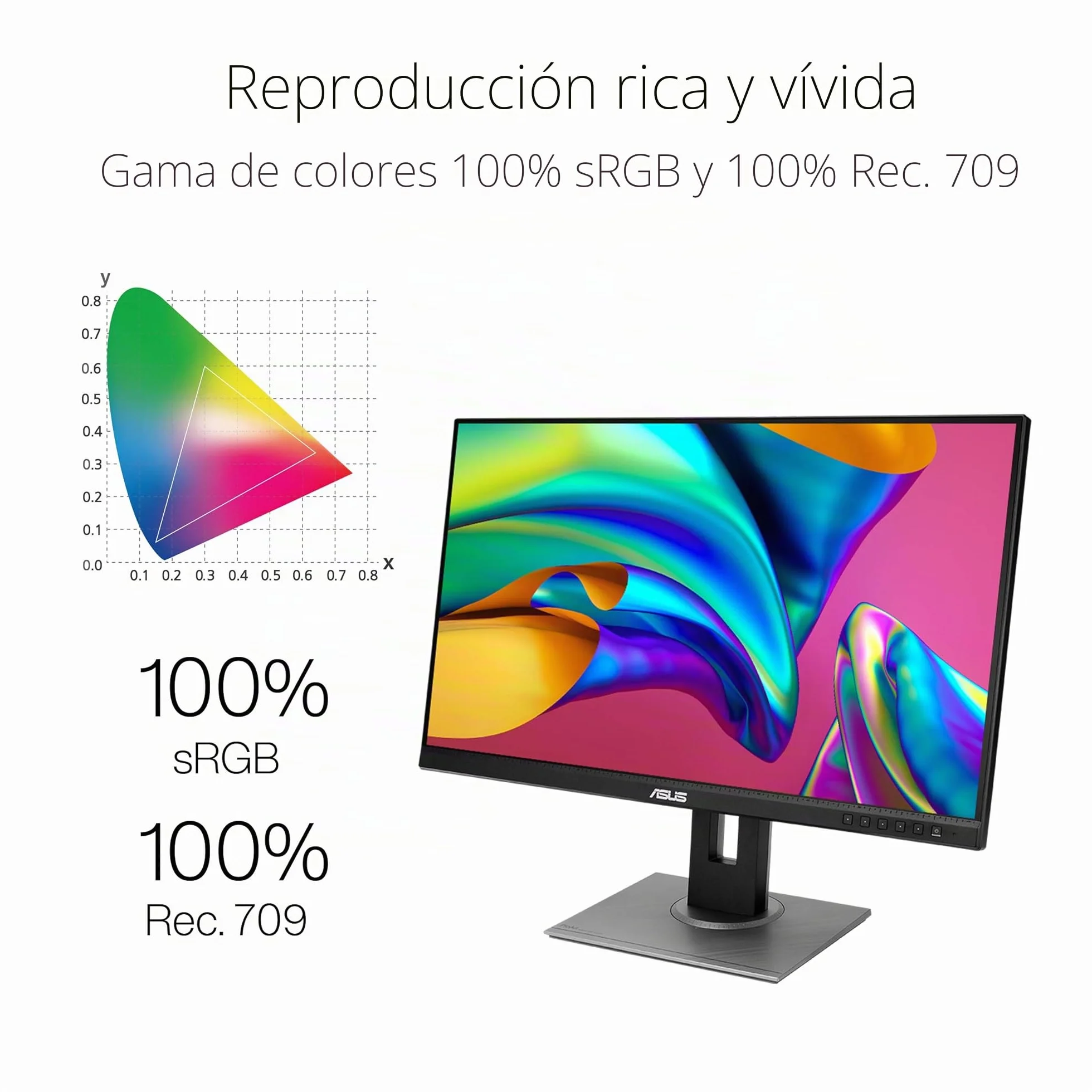 ASUS ProArt PA278QV Monitor 27" WQHD 2560x1440 IPS 75Hz Adaptive-Sync Negro
