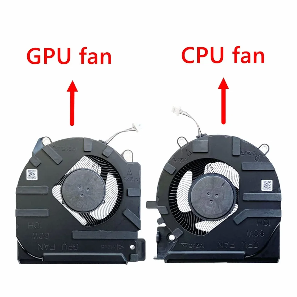 Replacement Laptop GPU Cooling Fan Compatible with HP Victus 16-D 16-E 16-e0011ns RTX3050 Version TPN-Q263 TPN-Q264 Quiet Cooler Fan EG75070S1-C700-S9A EG75070S1-C710-S9A (60W GPU fan)