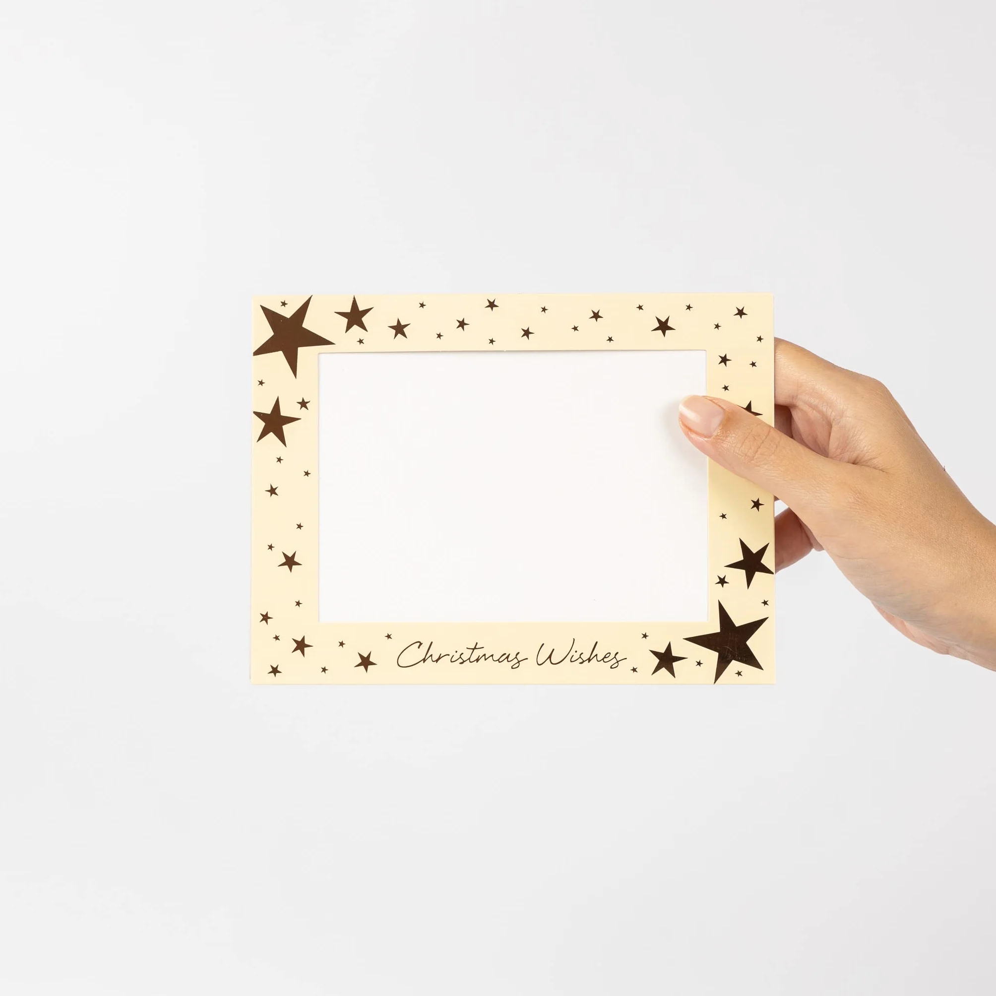evelay Tarjetas y Sobres para Marcos de Fotos de Navidad, 6 Unidades, Personalizables