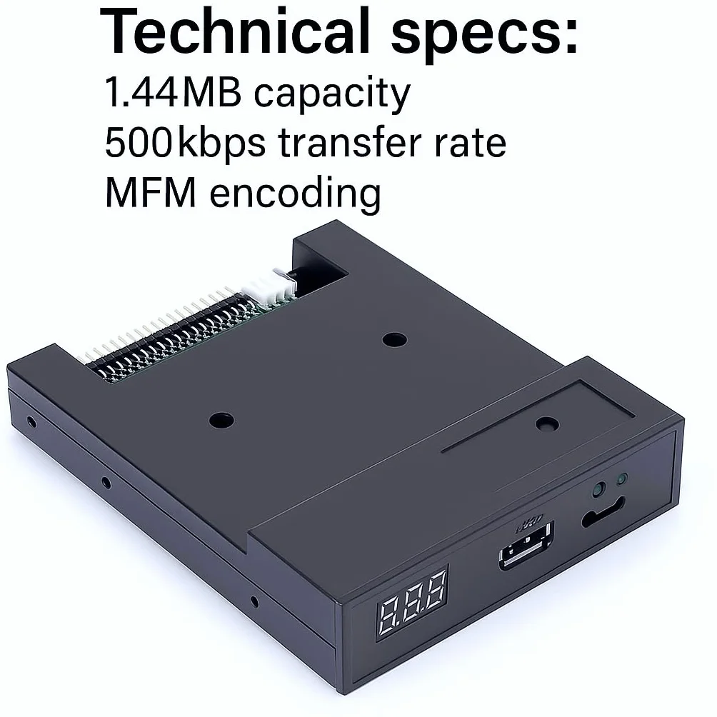 Unidad de disco Floppy-3.5 "1000 Unidad de disquete a simulación de emulador USB para teclado musical
