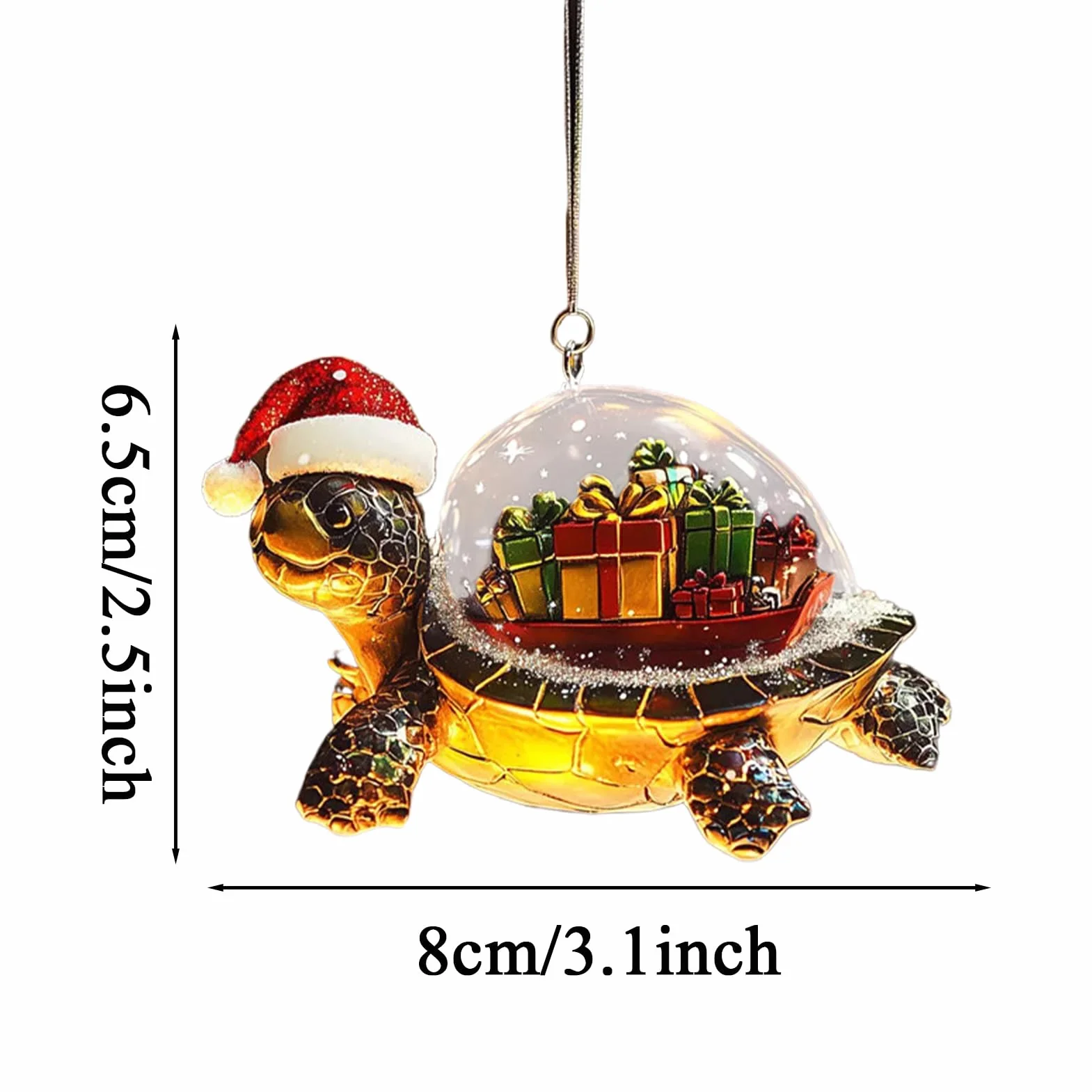 Adornos de Tortuga Marina, acrílico 2D, decoración Costera para el hogar