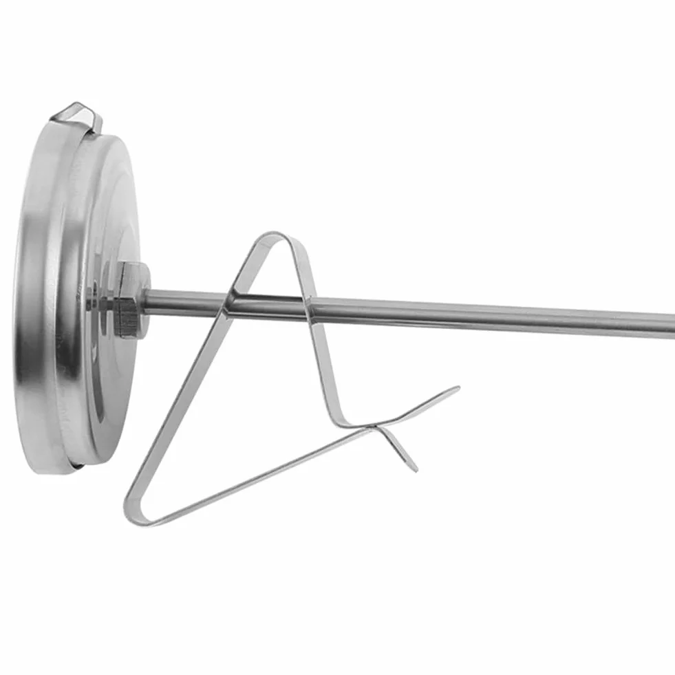 Termómetro de acero inoxidable para alimentos, sonda 15 cm, 0-300°C, lectura de esfera