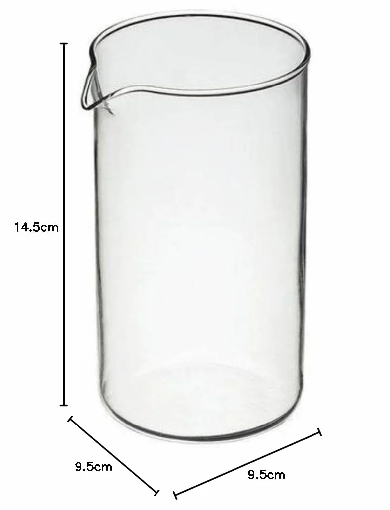Bialetti Cafetera de émbolo 0.35 L Transparente