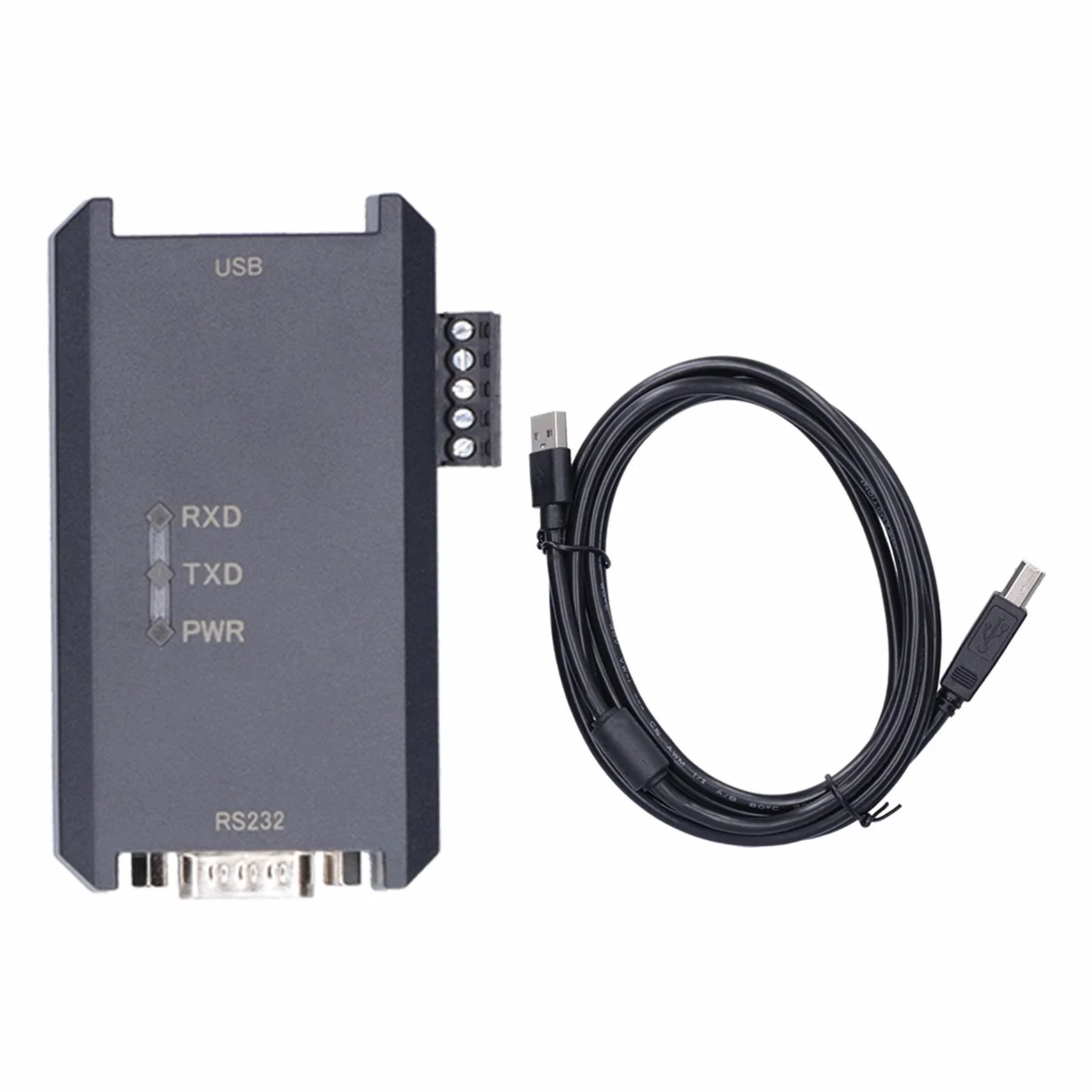 Adaptador de Puerto Serie USB Aislado a /232/422 Convertidor de Alta Velocidad para Sistemas de Control de Automatización Industrial Material ABS