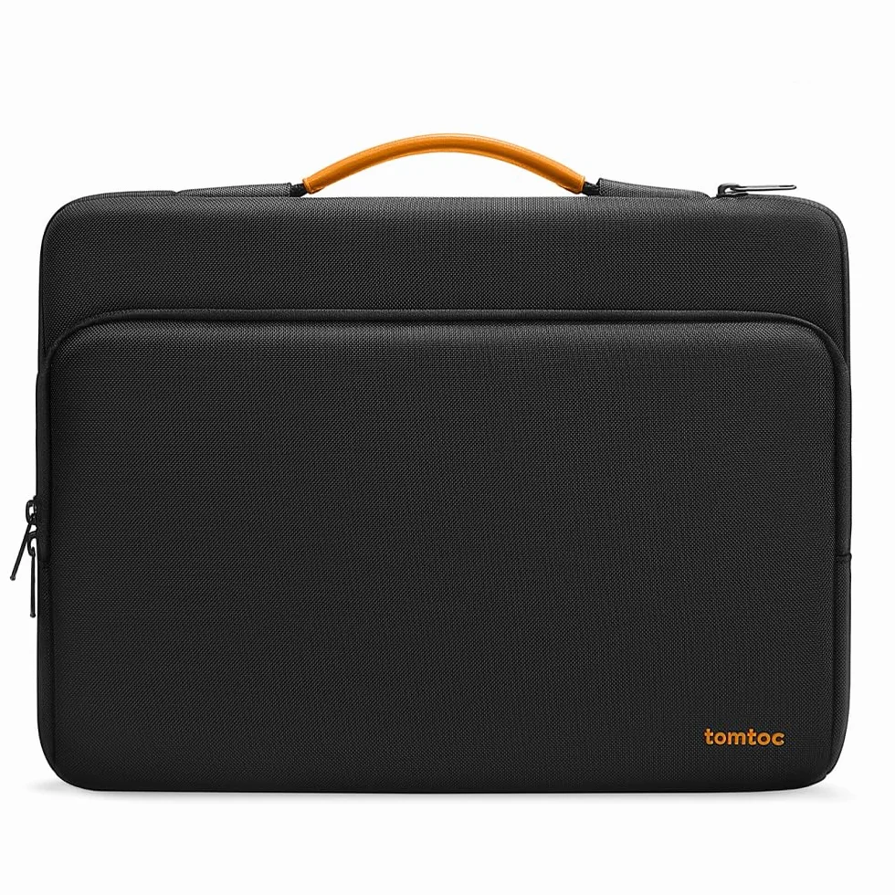 tomtoc 360° Funda Protectora para 14 Pulgadas Nuevo MacBook Pro M5 Pro/Max A3426 A3427 (2026), M5/M4/M3/M2/M1 A3434 A3112 A3401 (2025–2021), 13,8" Surface Laptop 7, Maletín Bolsa para Ordenador