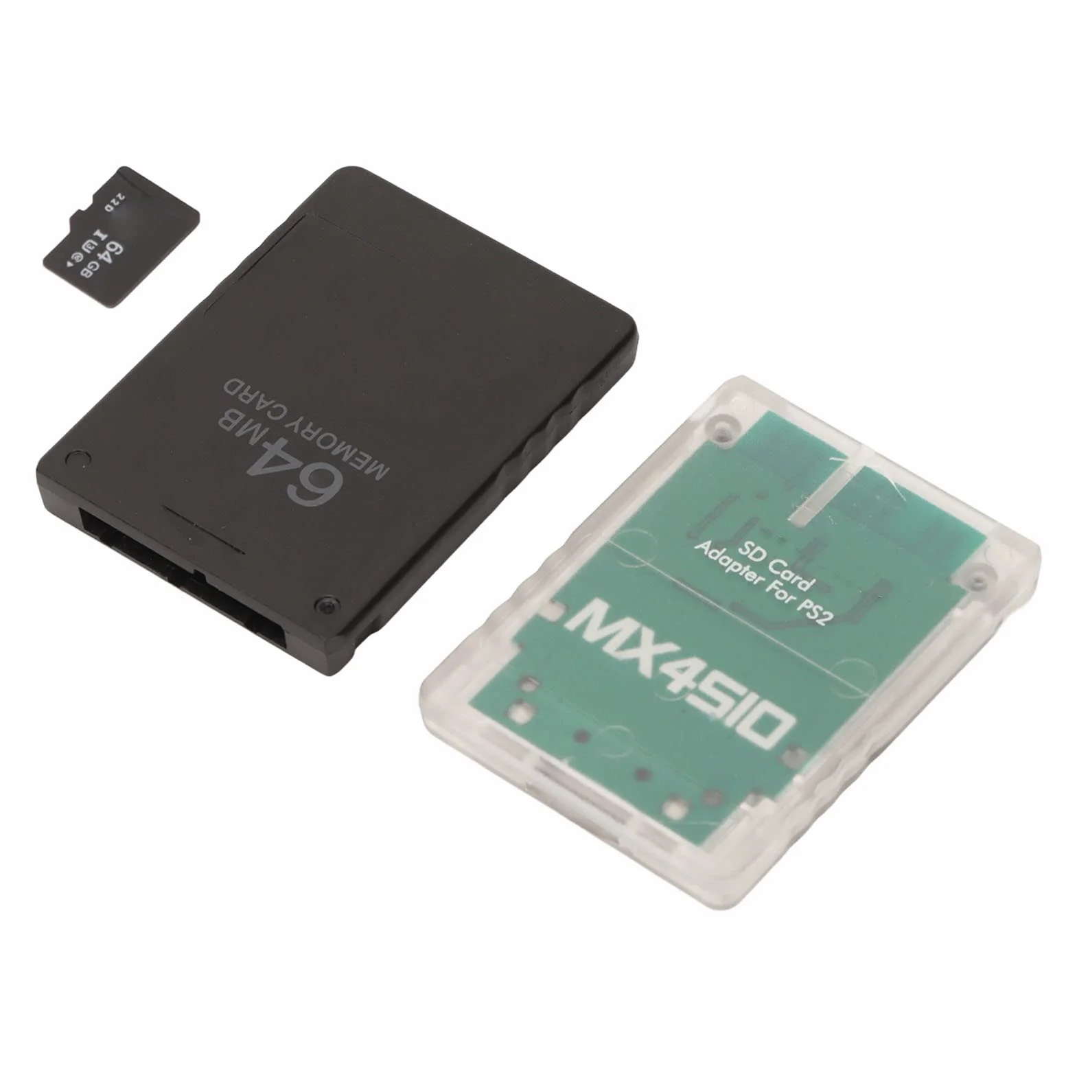 Adaptador de Lector de Tarjetas de Memoria para Tarjeta de Memoria 64G y de Juego FMCB de 64MB, Compatible con SCPH (Consolas Delgadas)
