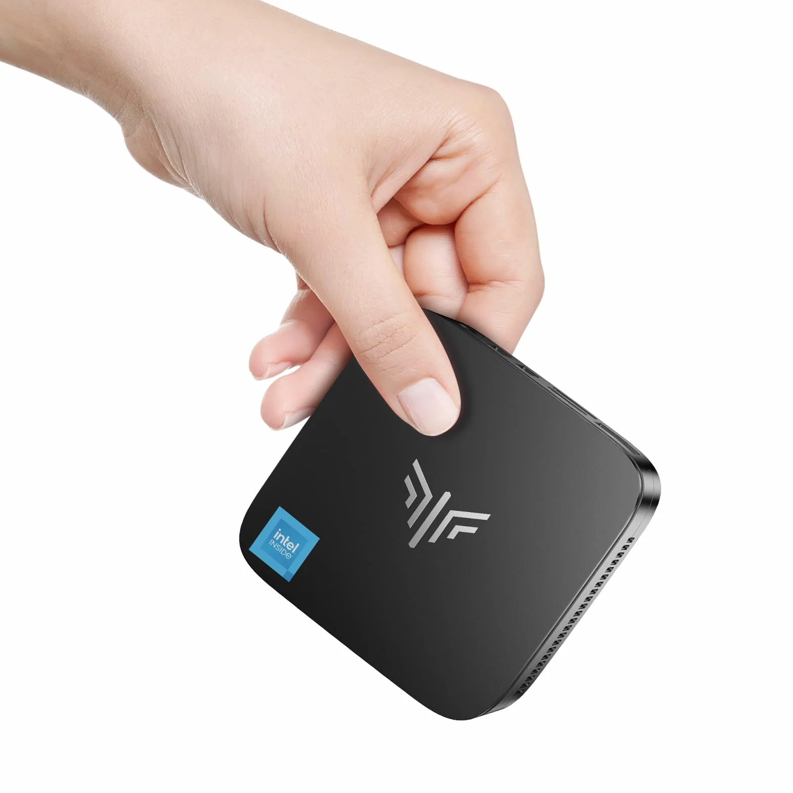NiPoGi Essenx E1 Mini PC Ιntel Alder Lake-N97 (hasta 3.6GHz) 16GB DDR4 512GB SSD, Mini Ordenador/Gigabit Ethernet/2.4+5G WiFi/BT4.2/HDMI 2.0+DP 1.4 Doble Pantalla 4K@60Hz UHD