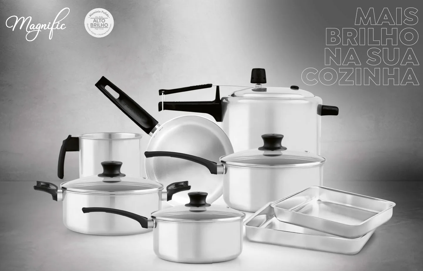 Panelux Cuscuzeiro Conico Alumínio Polido 18cm