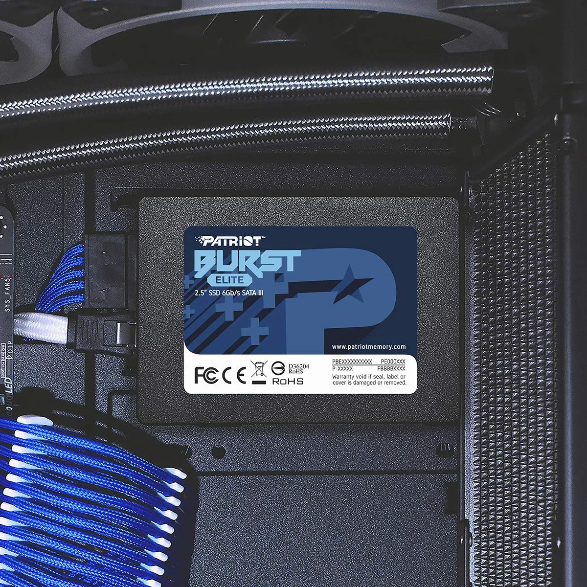 Patriot Memory SSD Disco Sólido Interno 2.5" SATA III Interno 480GB Burst Elite 6 Gbps