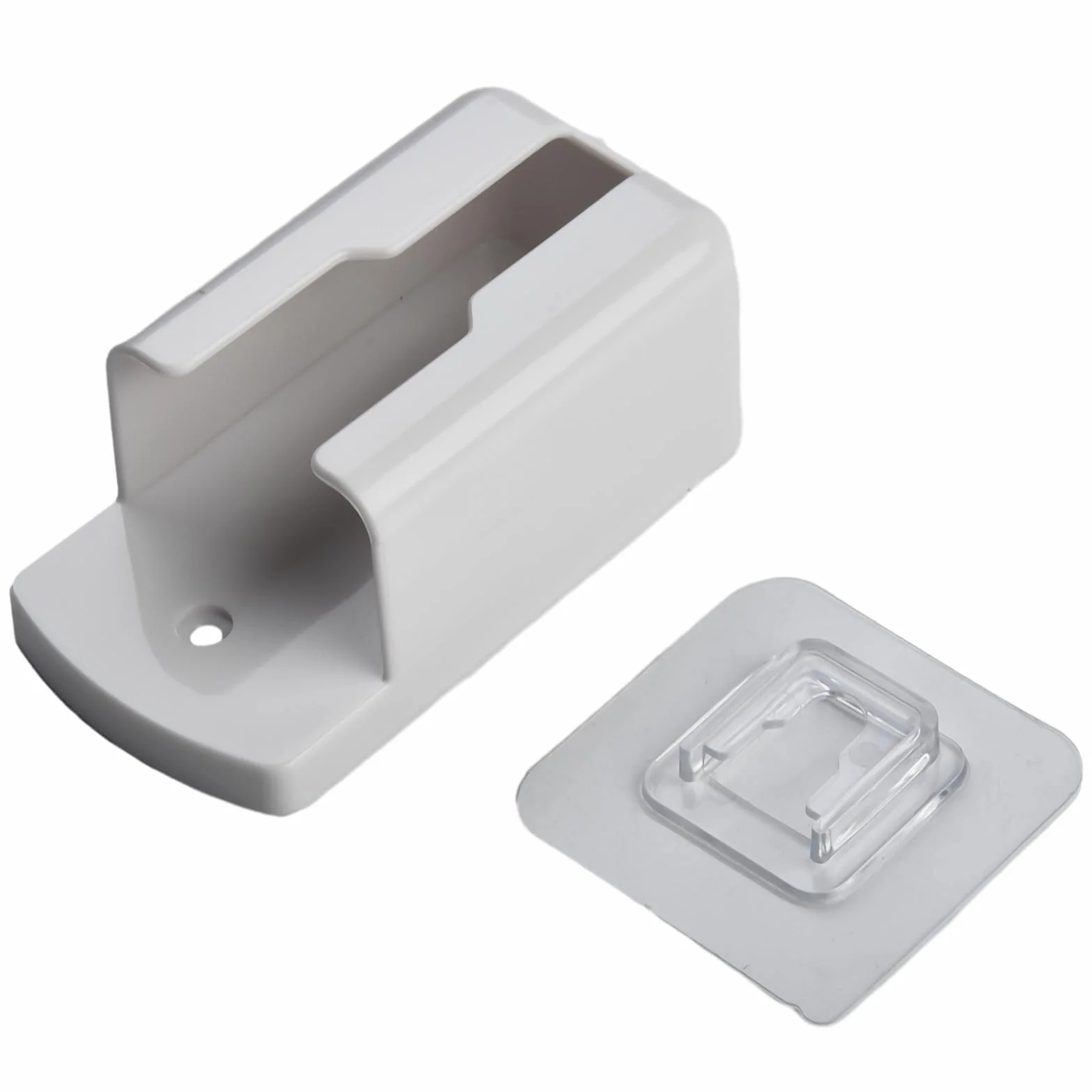 Soporte universal para control remoto montado en la pared, organizador de almacenamiento para aire acondicionado, TV, teléfono de plástico
