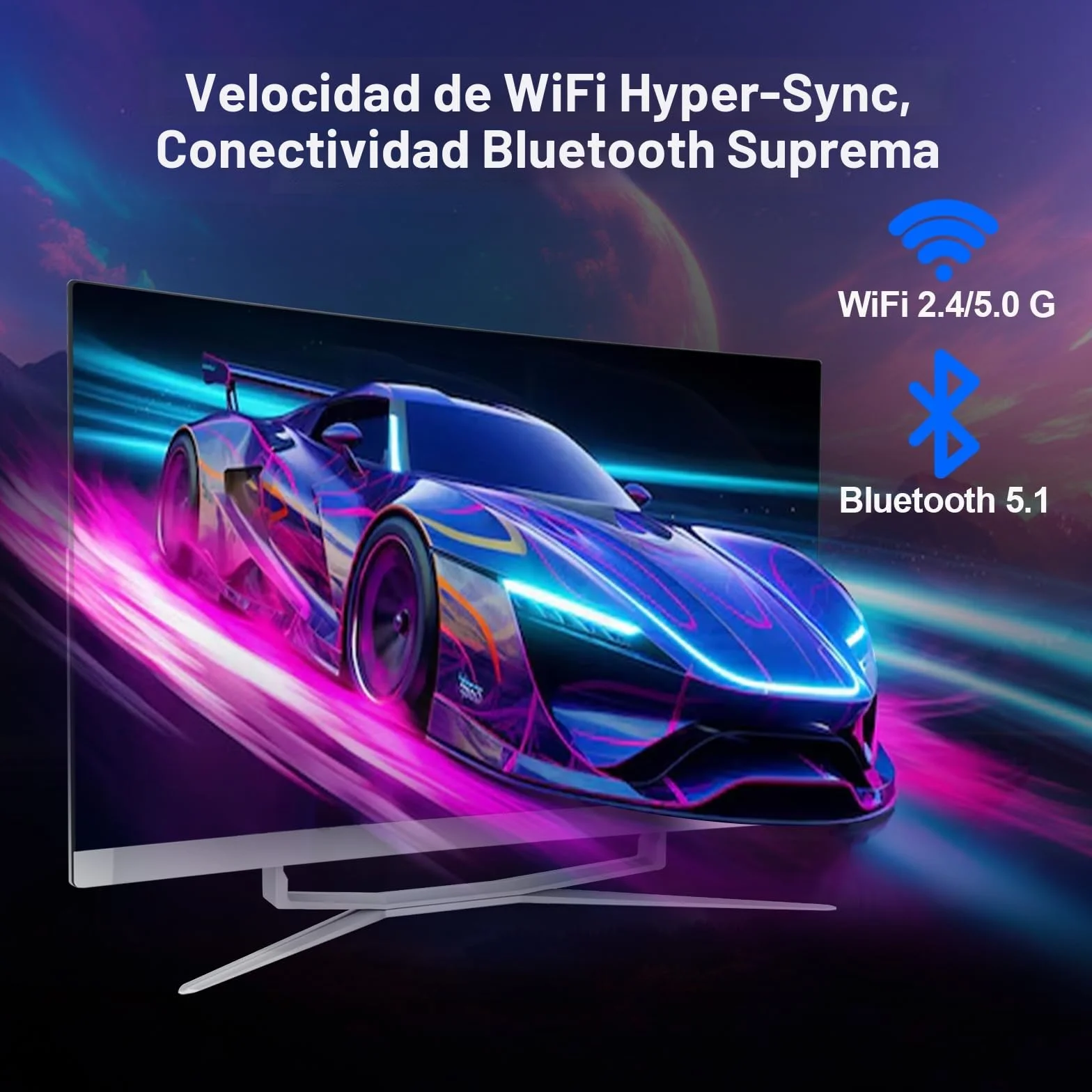 27 Pulgadas Computadora Todo en Uno, Pantalla FHD Curva, Ordenador Todo-en-Uno 16GB DDR3 512GB ROM SSD Core i7 7700HQ Bluetooth WiFi de Doble Banda con ratón y Teclado cableado
