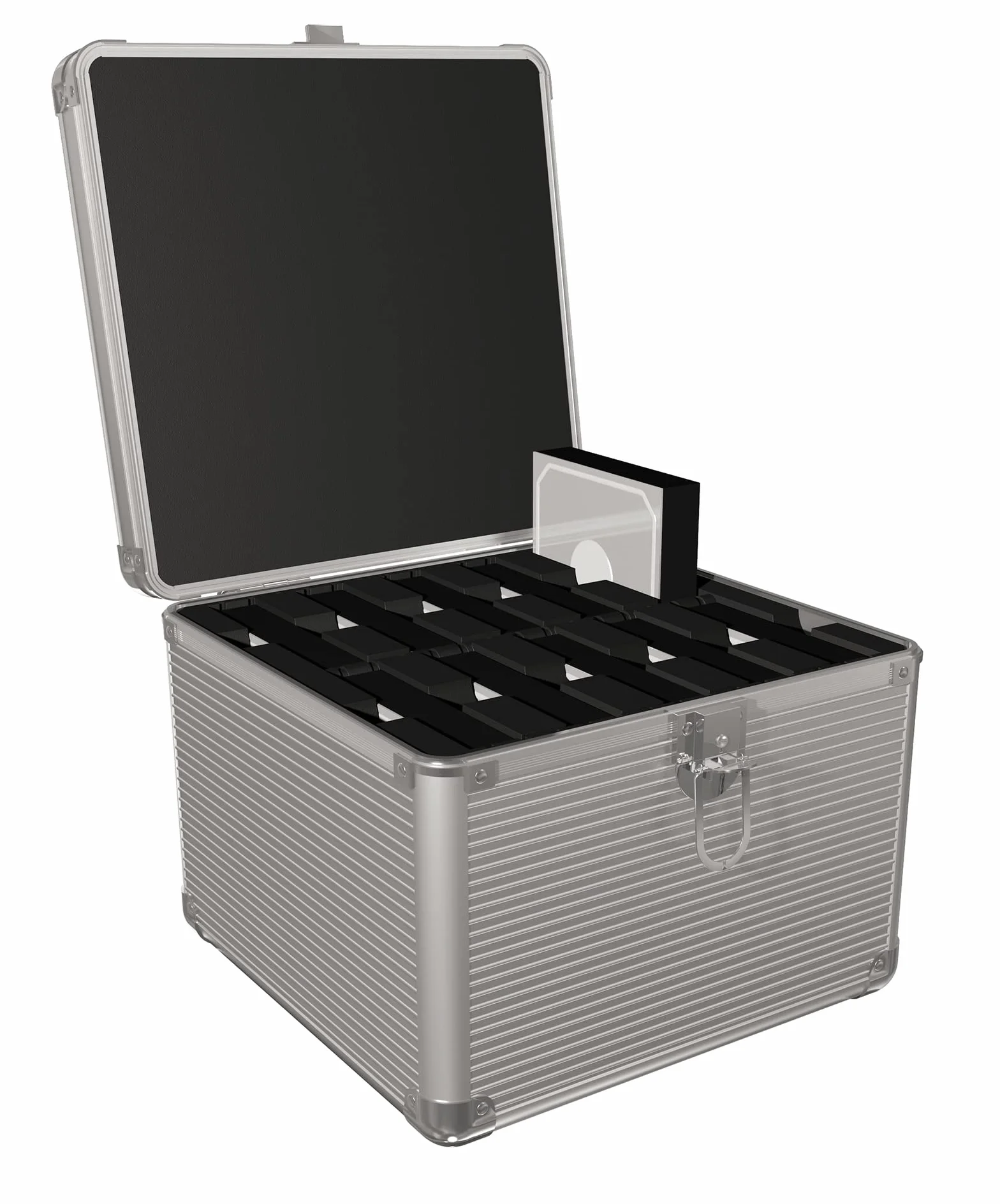 Icy Box IB-Ac628 Valigia Metallo, Plastica Argento (transport Suitcase For 10 X - 3.5 In Hdds - Warranty: 24m)