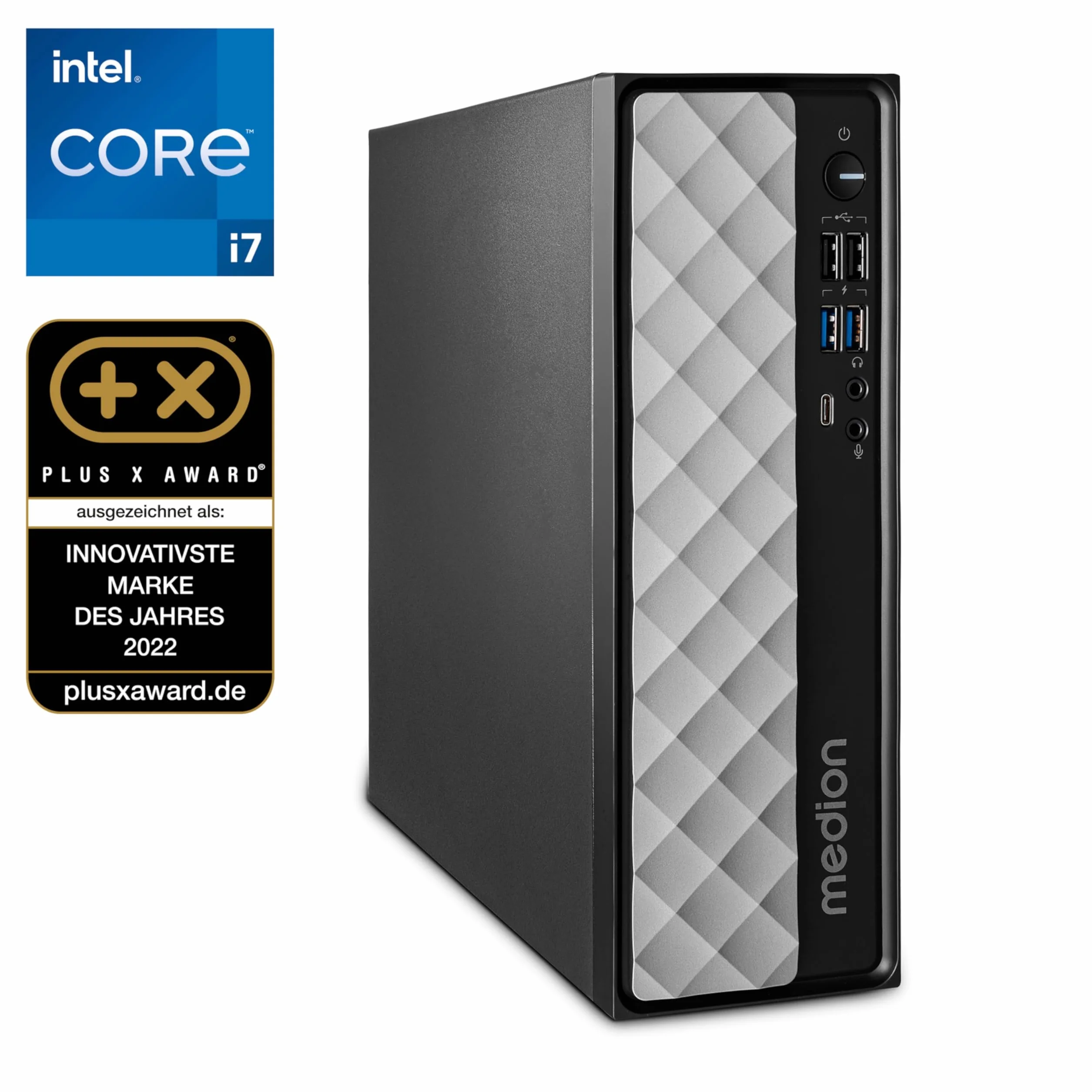 PC de Bureau - MEDION - T80 MD34590 - i7-12650H 2,3GHz - RAM 16Go - SSD 1To - Carte graphique intégrée - Win 11