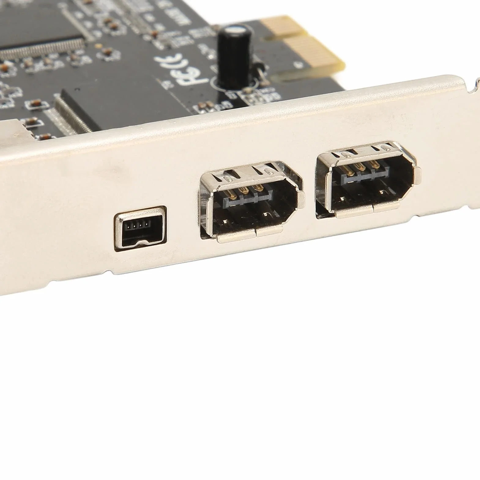 Tarjeta PCIE FireWire, PCI Ex1 a Controlador de Adaptador Externo IEEE 1394 4 Puertos (2 X 6 Pines + 1 X 4 Pines) con Soporte de Perfil bajo para 2000, XP, para Server 2003, Vista 7