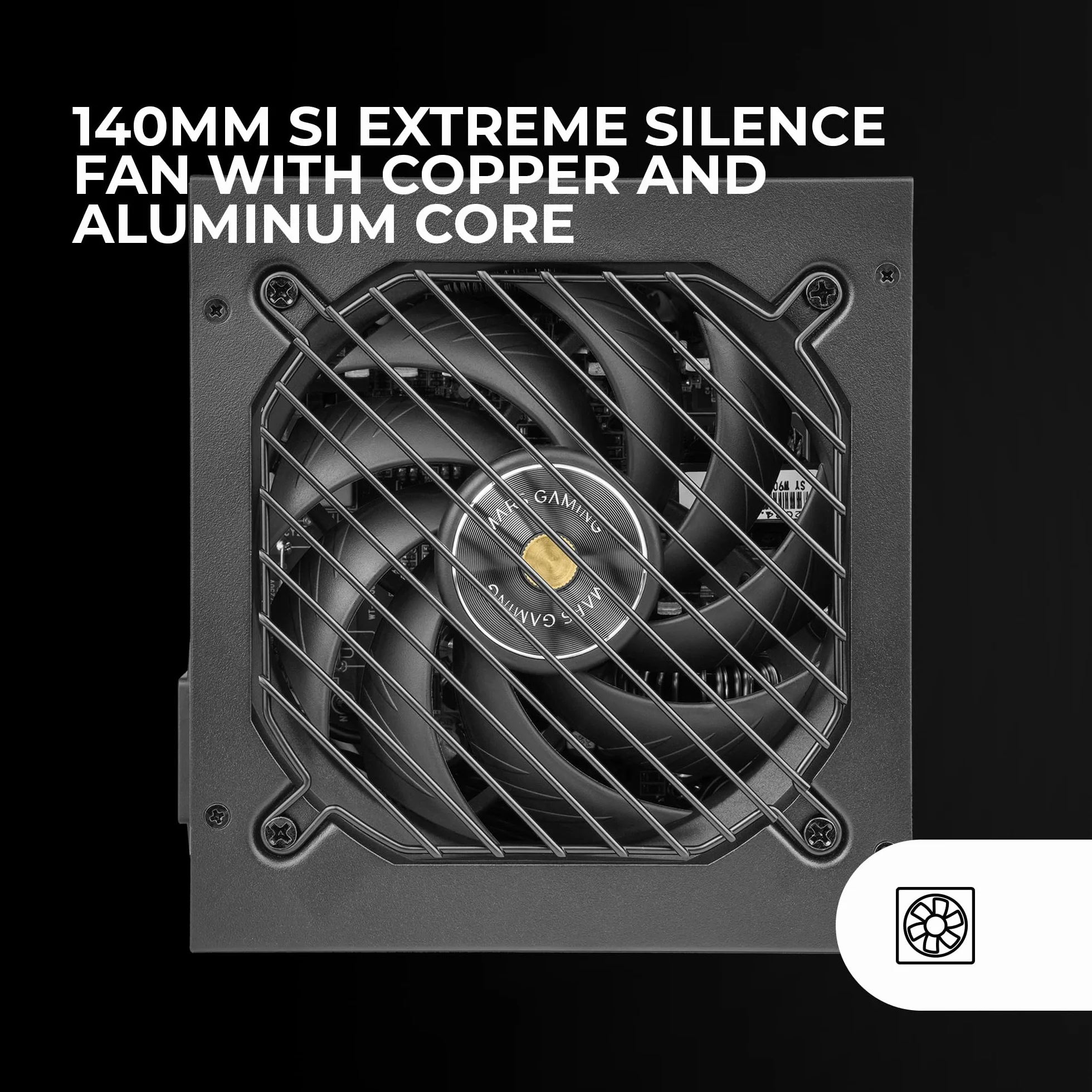 Mars Gaming MPB750SIM, Fuente Alimentación Full Modular ATX 750W, 7 Años Garantía, 80Plus Bronze 230V EU, 90% Eficiencia, Ventilador SI Extreme Silence 140mm, Tecnologías AI2-RPM, DC-DC y SMD, Negro
