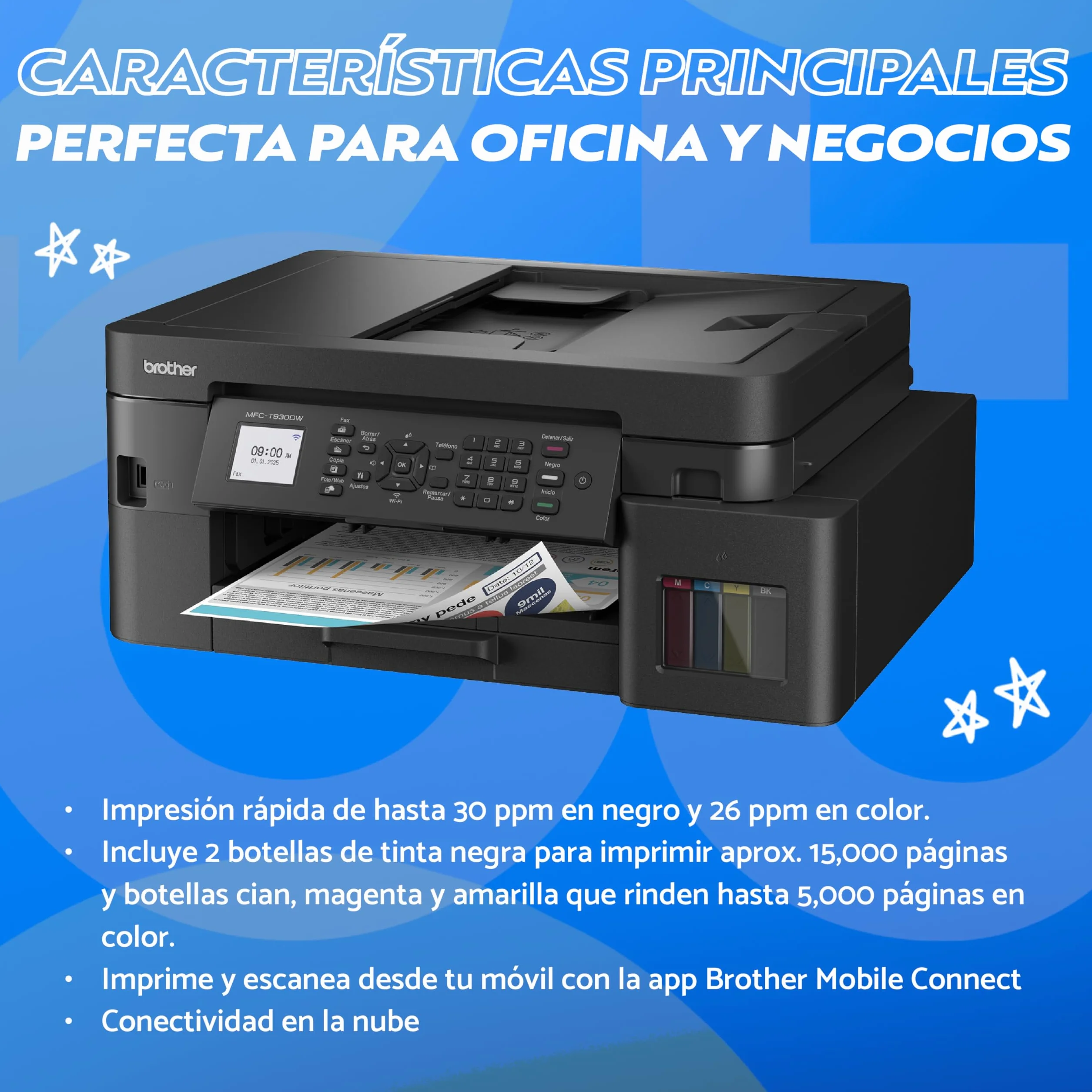 Brother Multifuncional InkBenefit Tank MFC-T930DW