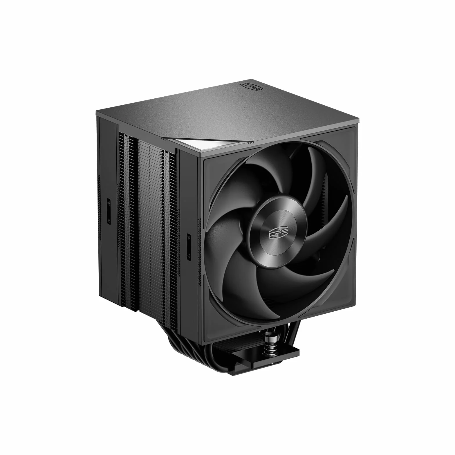 CPS RZ700D BK Disipador de aire para CPU, Cooler de torre única insignia con 7 heatpipes y ventilador F5 S120 PWM, cubierta superior magnética, compatible con Intel LGA 1700/1851/1200 y AMD AM5/AM4