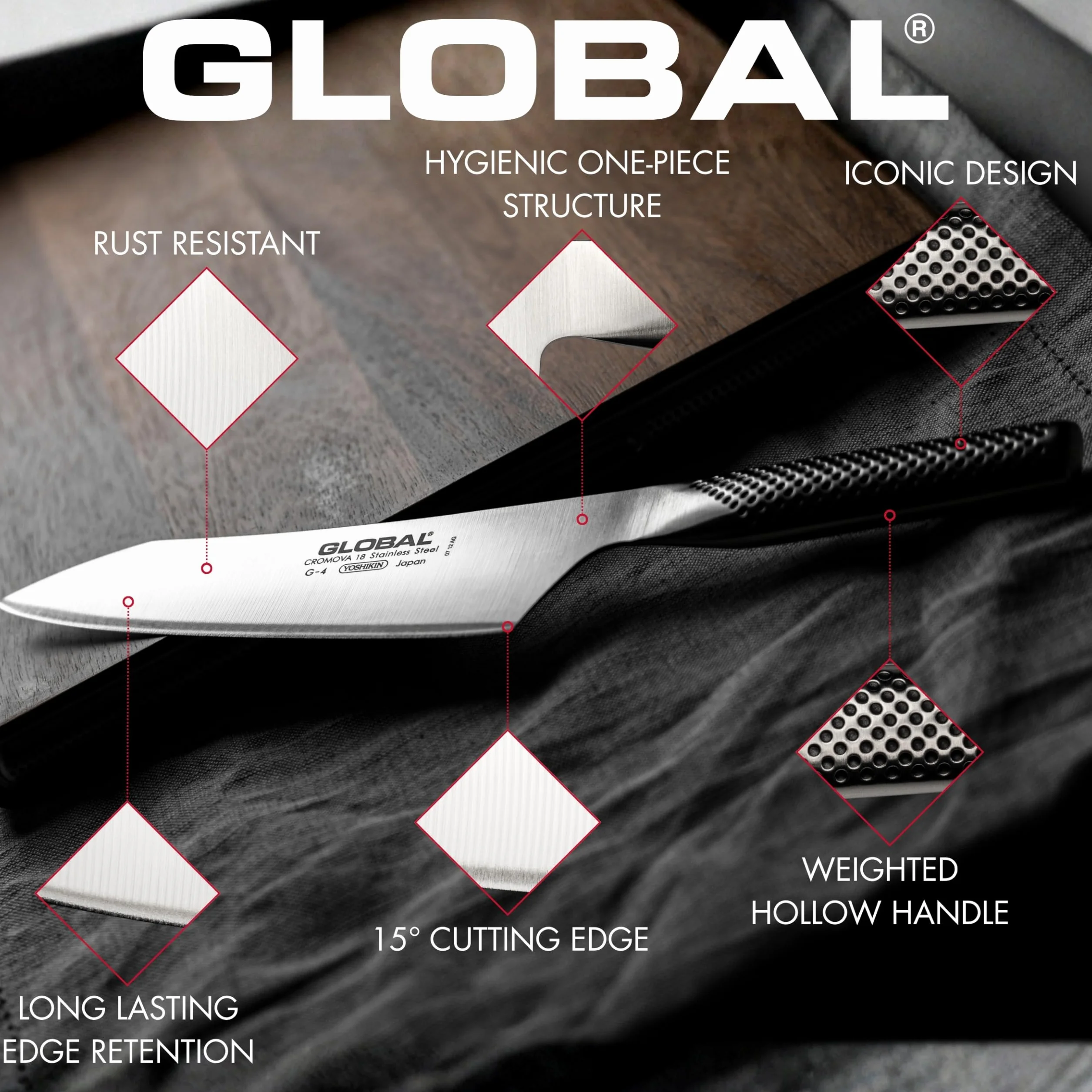 Global G-106 Kiritsukemes 24cm