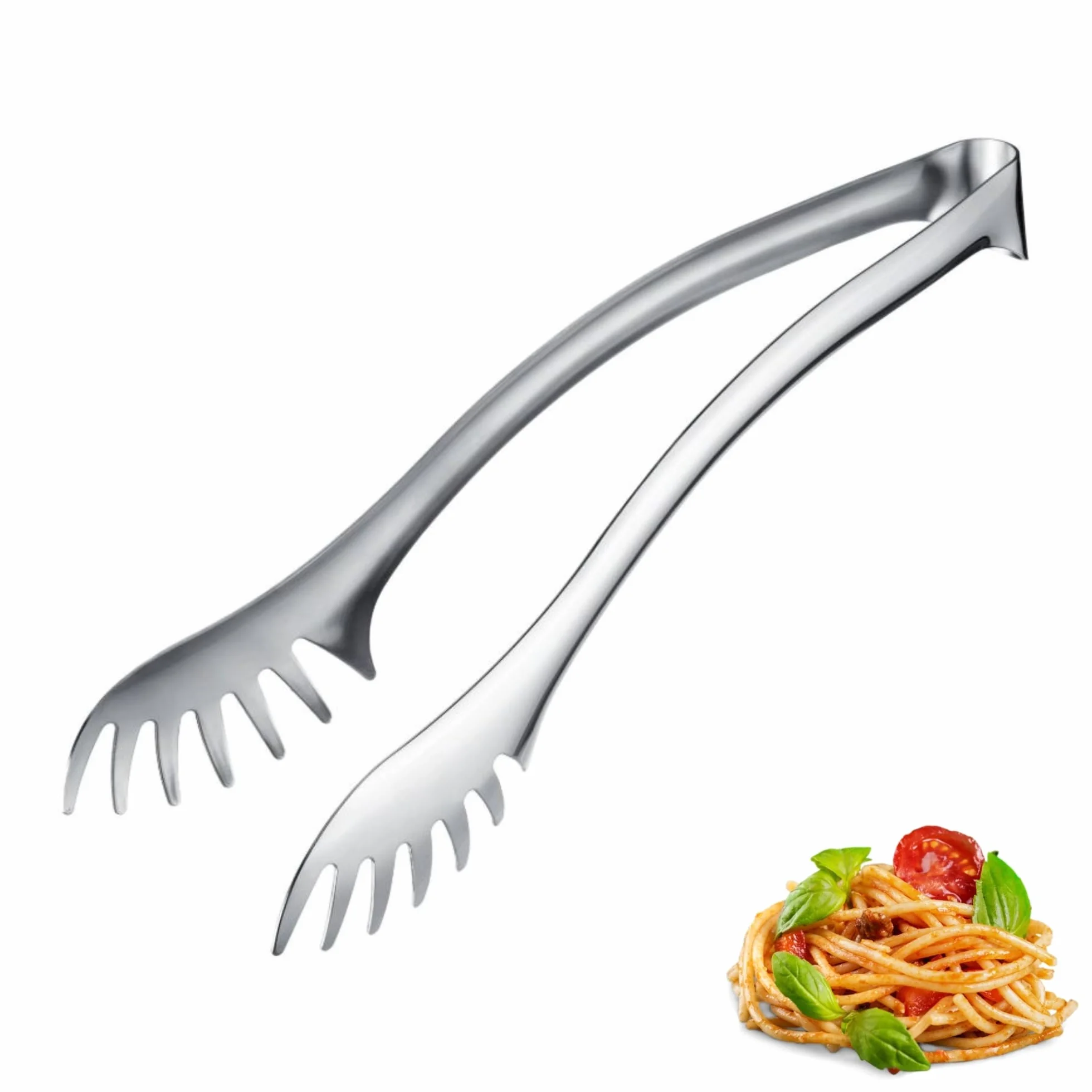 Westmark Pinzas para espaguetis y buffet Pro, acero inoxidable, 29.5 cm