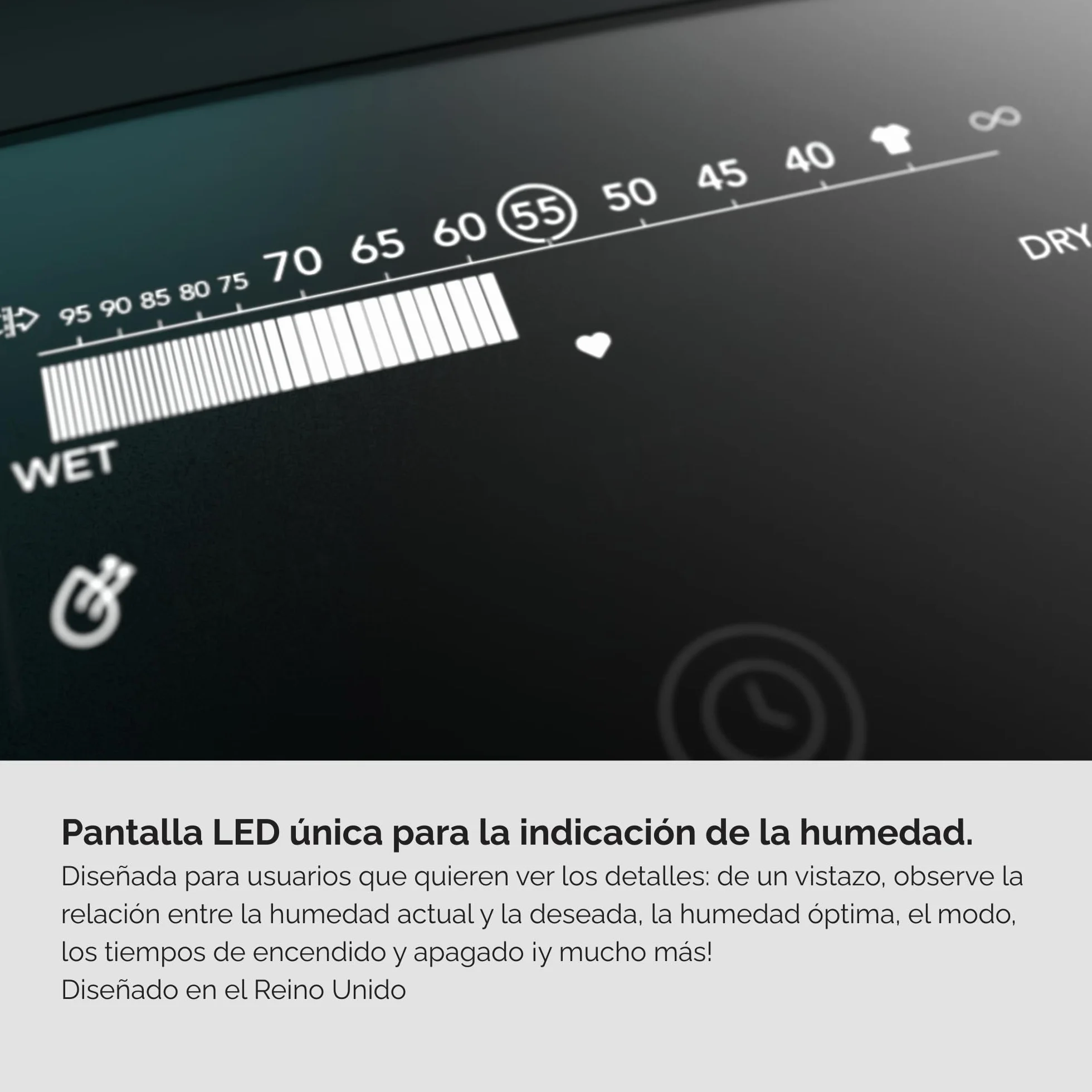 MeacoDry Arete Two 20L Deshumidificador Purificador Silencioso 38 dB App Móvil Alexa Filtro HEPA Secado Ropa