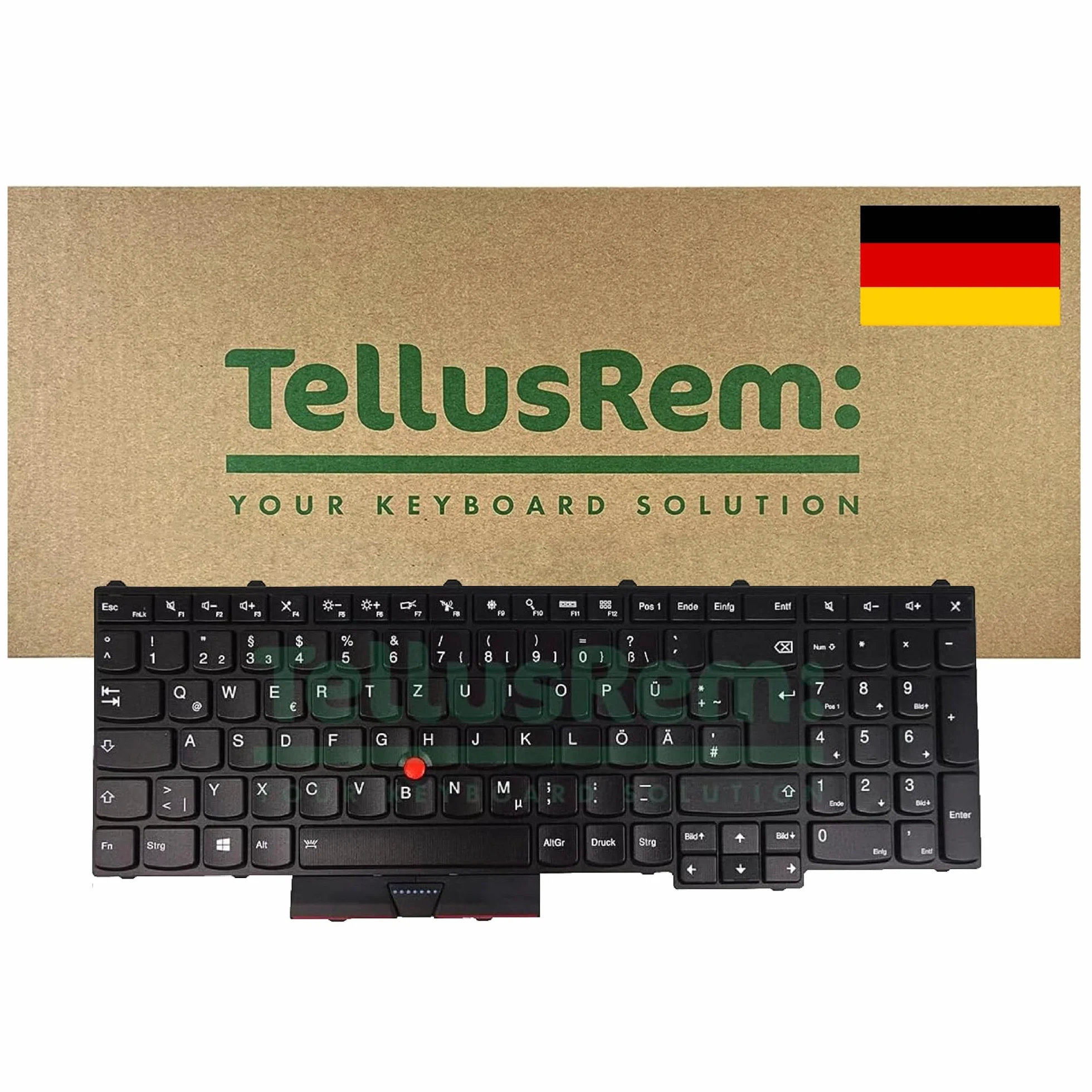Teclado de respuesto Alemán retroiluminado para Lenovo Thinkpad P50 P70 P51 P71