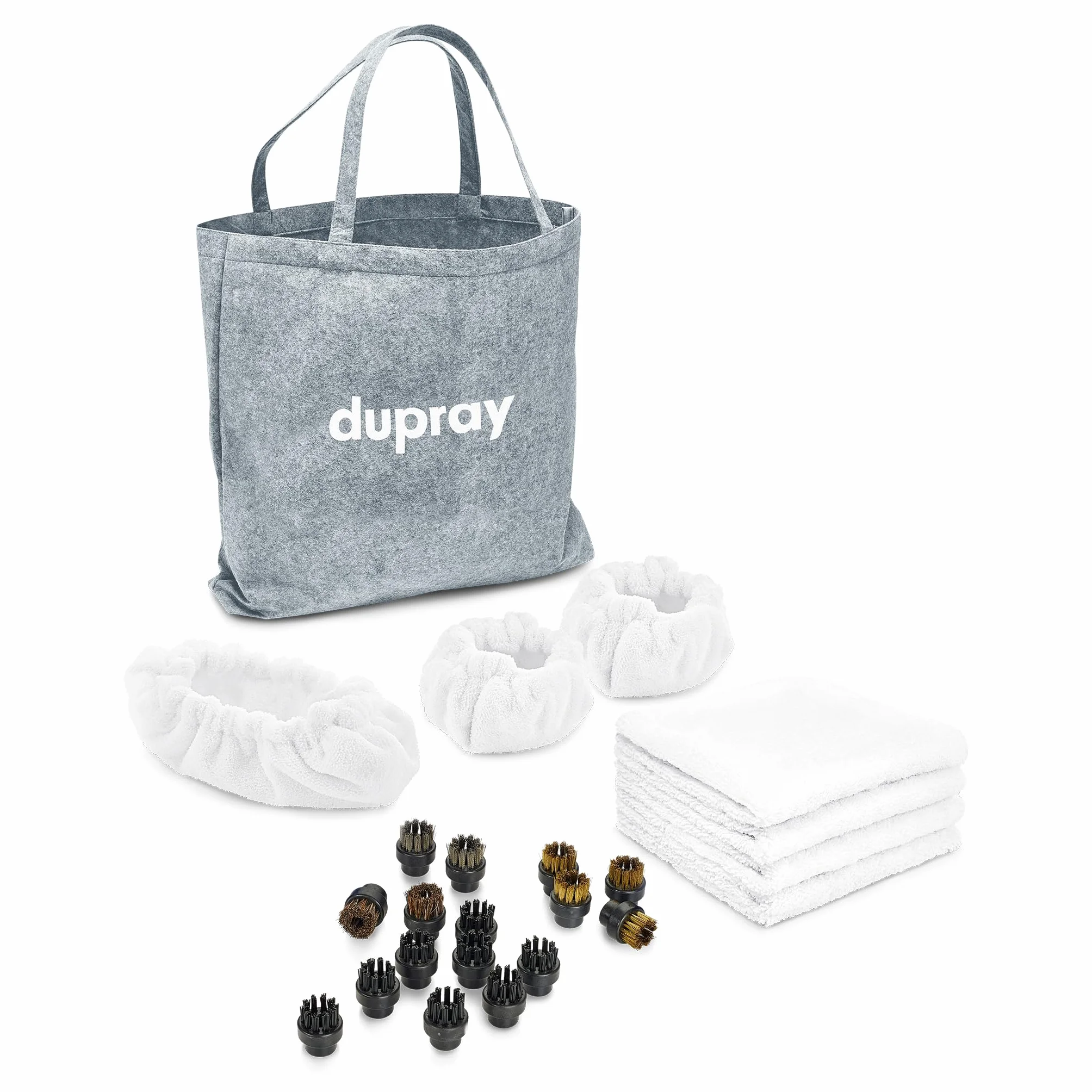 Dupray Paquete de Limpieza a Vapor, Kit de 24 Accesorios para Limpiadores a Vapor Dupray Ideal para suelos, azulejos, tapicería, cocinas y baños
