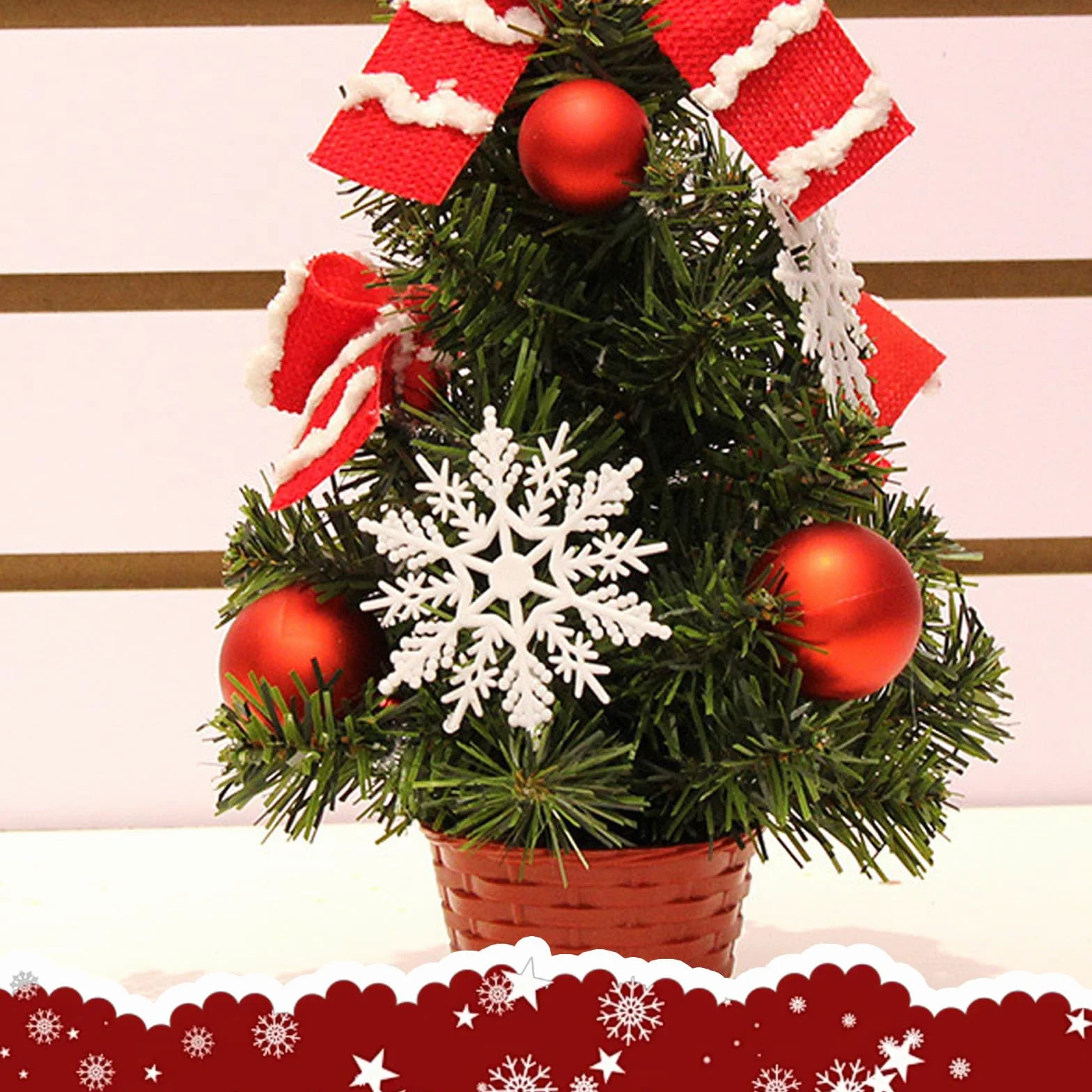 Copos De Nieve Decoracion, 24 Piezas Blanco Brillante Adorno Colgante Arbol Navidad Fiesta Invierno