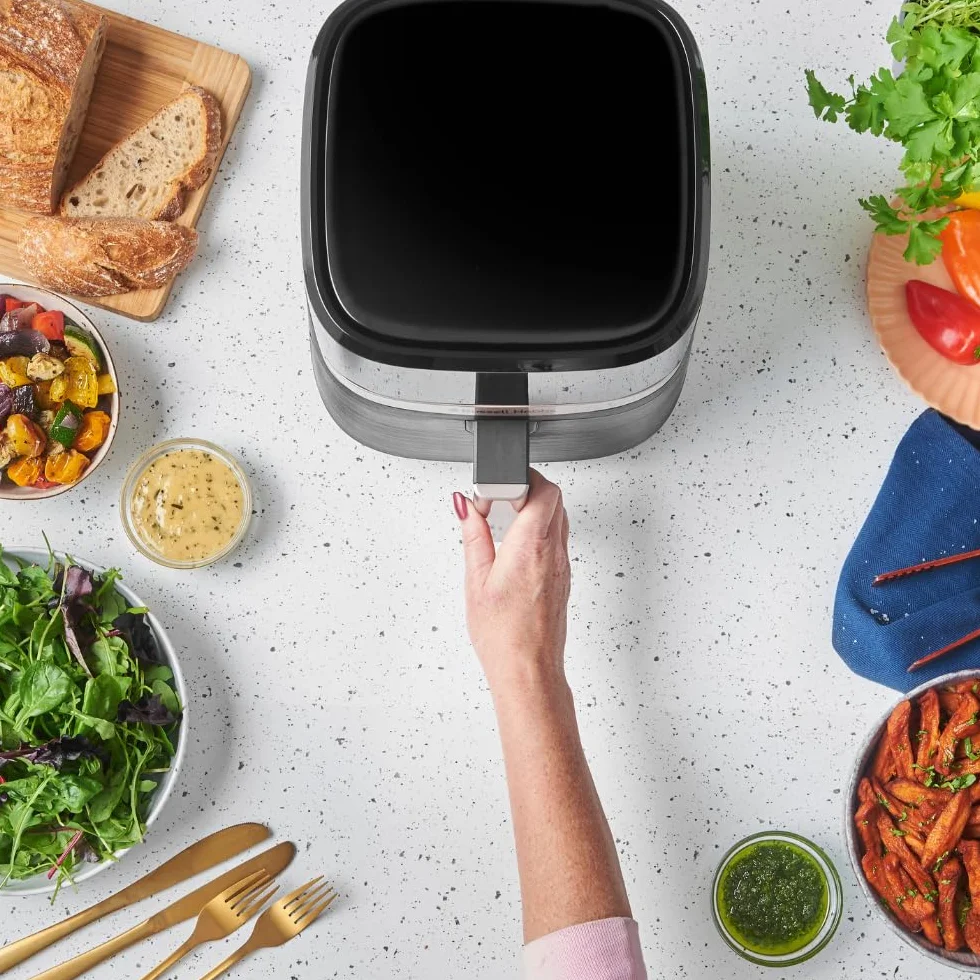 Russell Hobbs Freidora de Aire 4.3L 1300W 9 Programas 200°C Rapid Air Táctil Satisfry 27610-56
