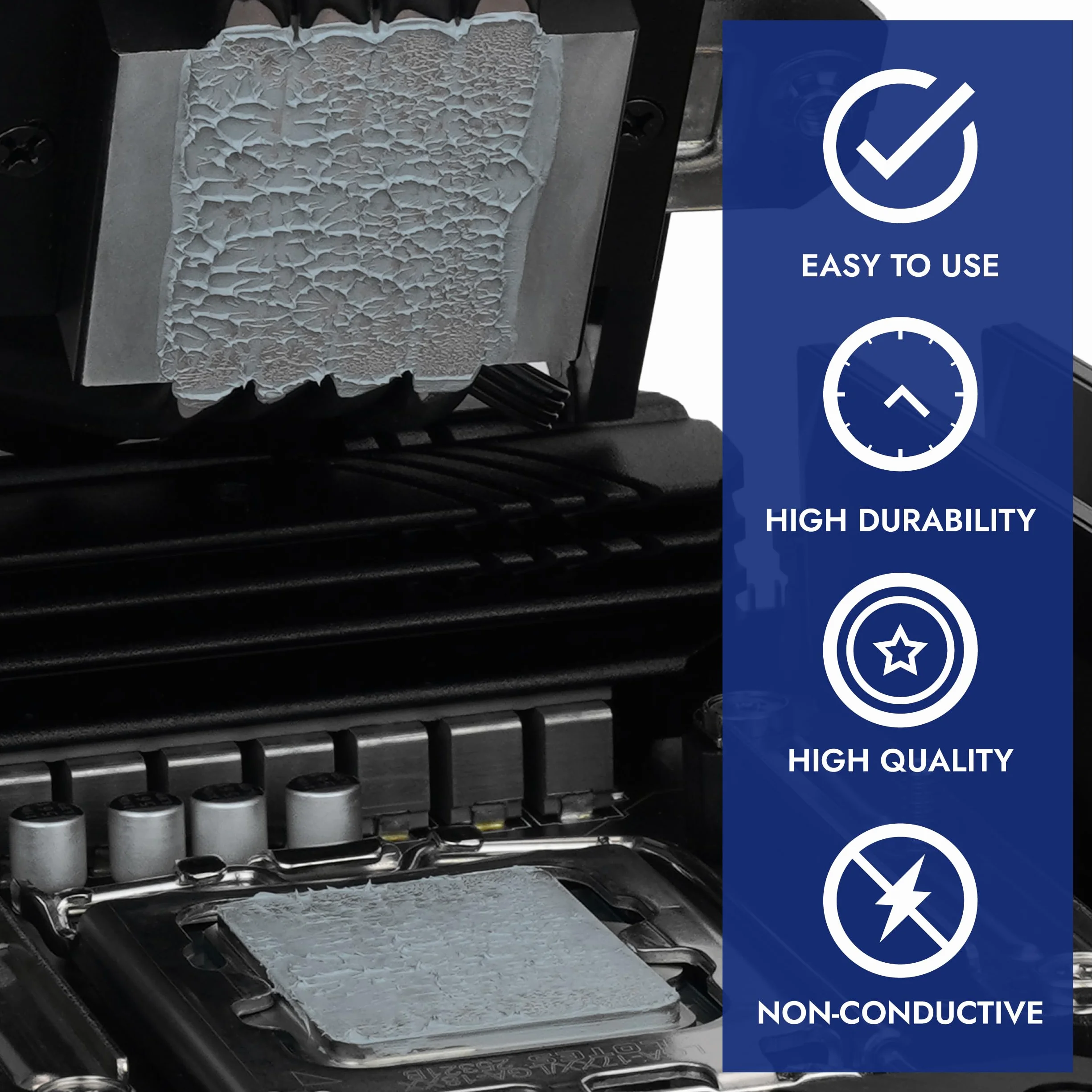 Polartherm X-8 by Thermal Grizzly - Pasta térmica para CPU y GPU de 10 gramos - Alta conductividad térmica, larga durabilidad, grasa térmica no conductora - Kit de compuesto térmico con espátula