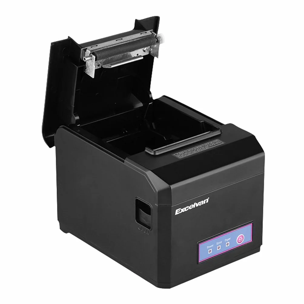 EXCELVAN Impresoras inalámbricas de Matriz WiFi 300mm/seg 80 mm Auto-Cut Impresora térmica Dot ESC/POS Wireless Thermal Receipt Impresora USB WiFi