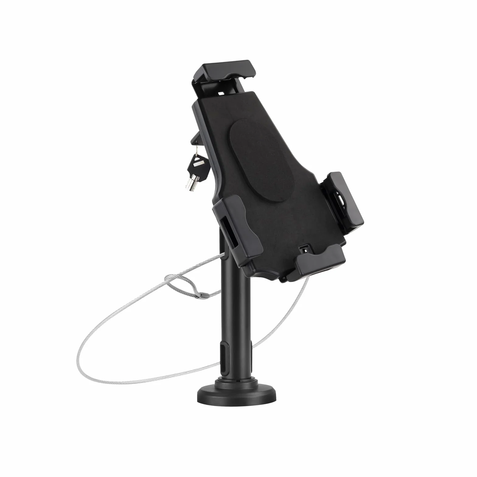TOOQ TQTDS0812 - Soporte de Mesa/Pared Profesional para Tablet con Antirrobo, Negro