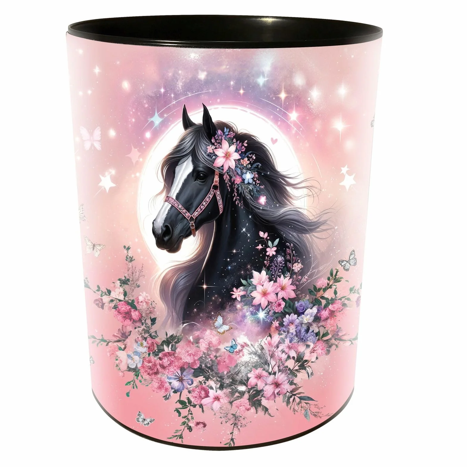 goldbuch 82 141 - Papelera de plástico, color rosa