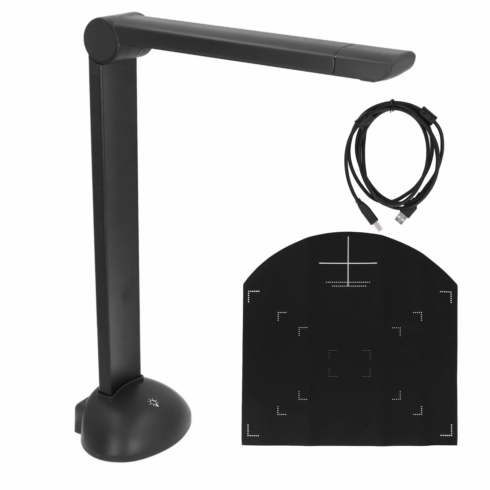 Escáner de Documentos Portátil A3 A4 con Luz LED, Resolución 12MP HD 3672x2856, Interfaz USB, Plegable