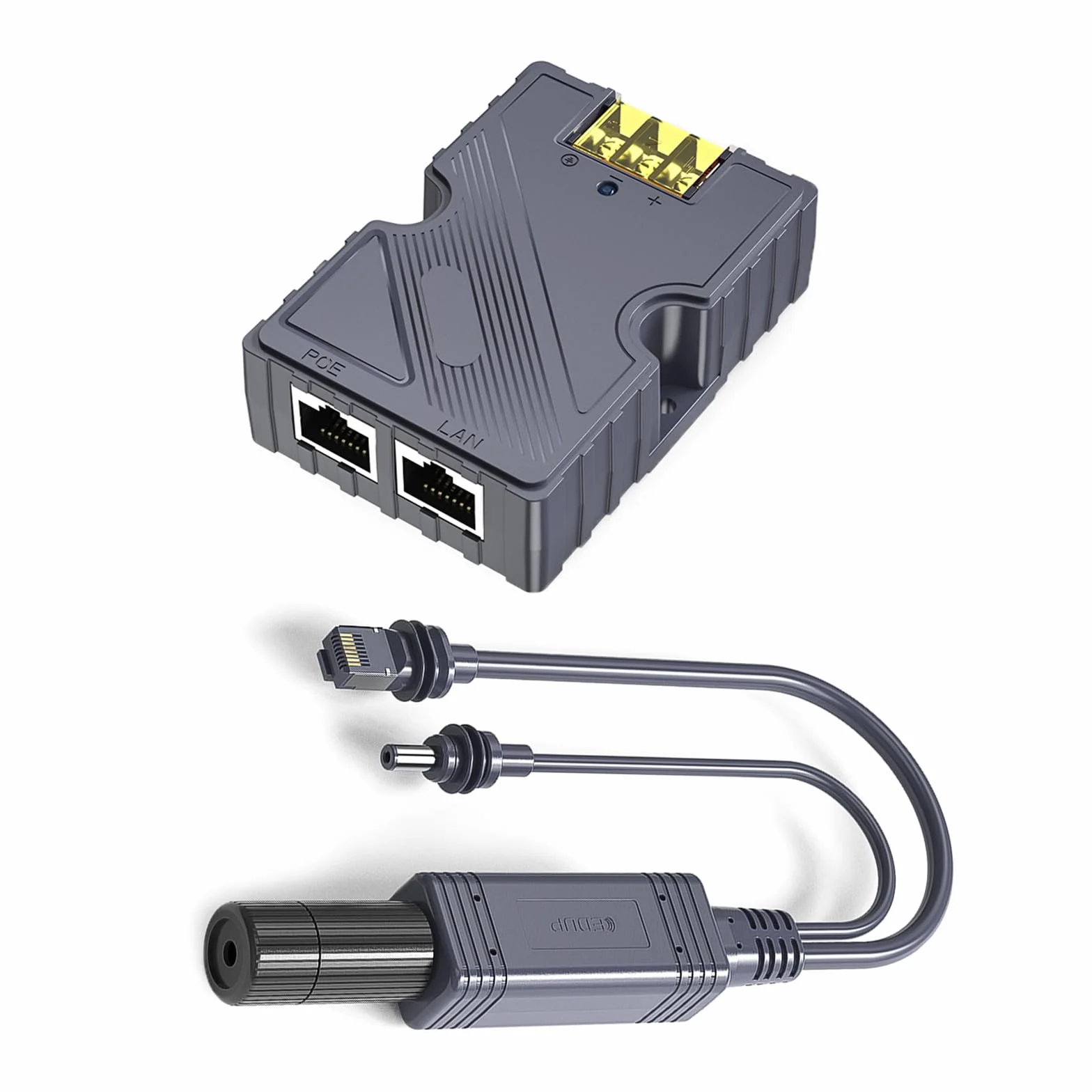 Inyectores de alimentación a través de Ethernet, divisor de alimentación a través de red Ethernet para kits de Internet por satélite, accesorios de conexión a Internet por satélite