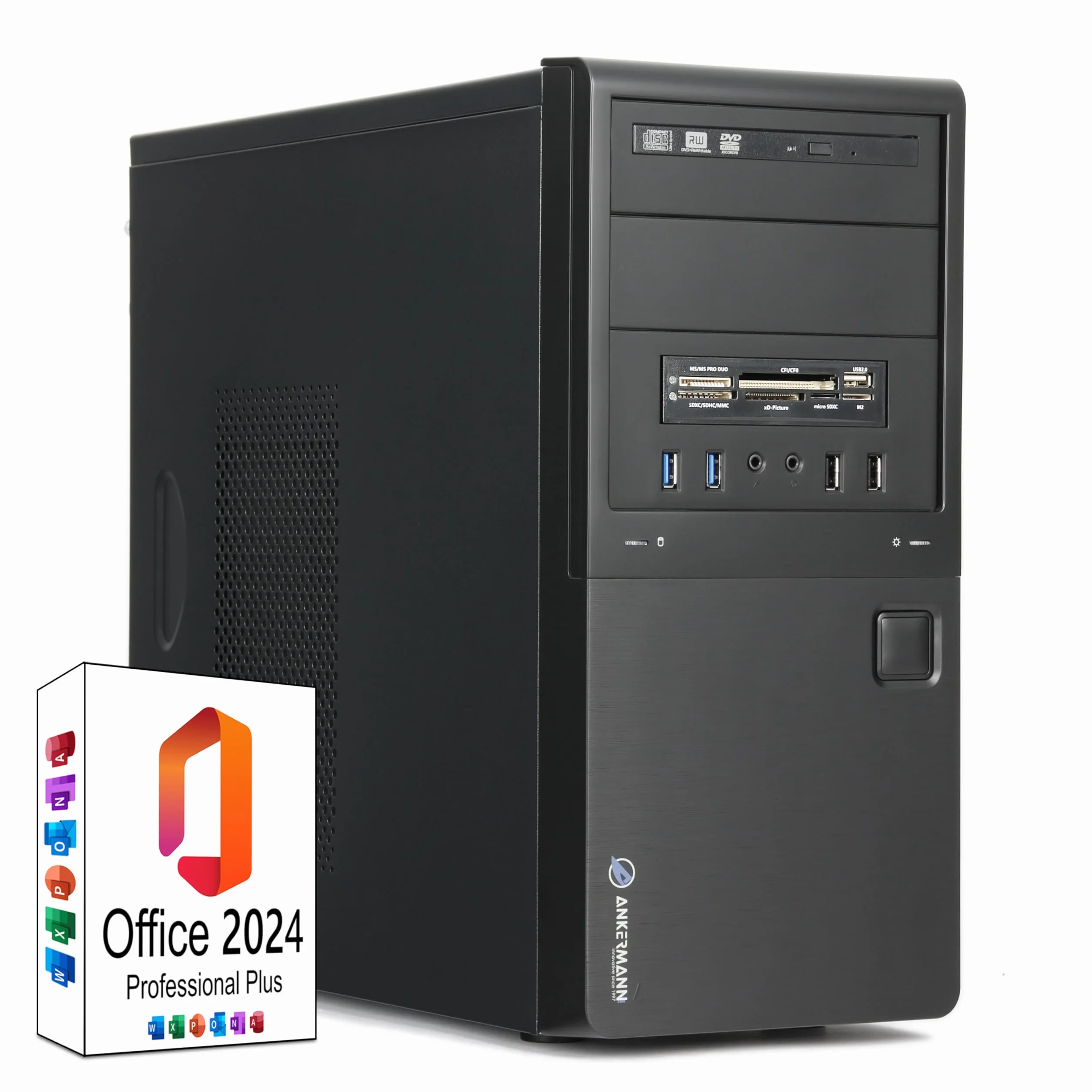 Ankermann Smart Office | Intel Core i7-7700 | 16GB RAM | 480GB SSD | Windows 10 | WiFi | MS Office 2024