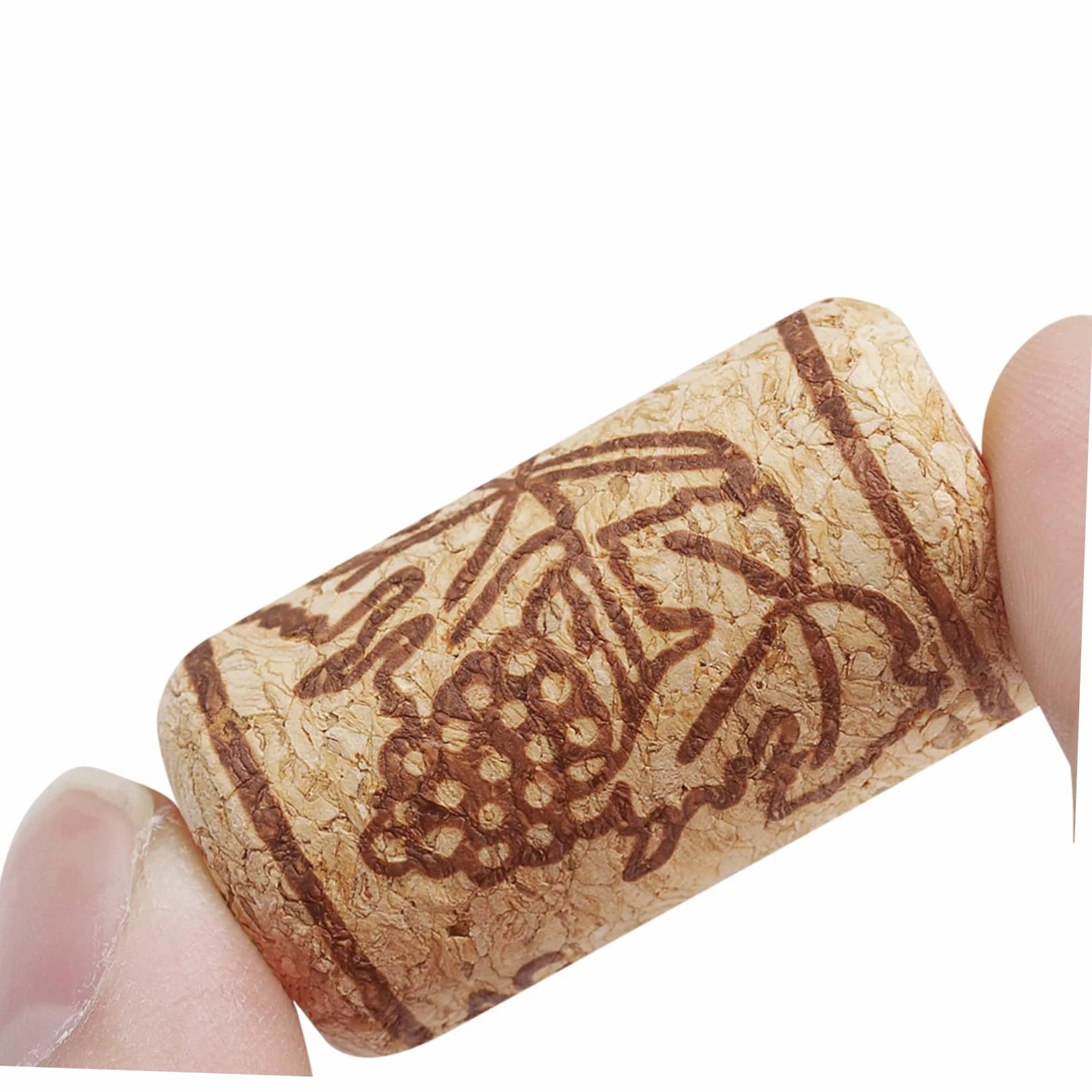 Corchos de Vino Naturales Tapones de Botella 100 unids 2.1 x 4 cm