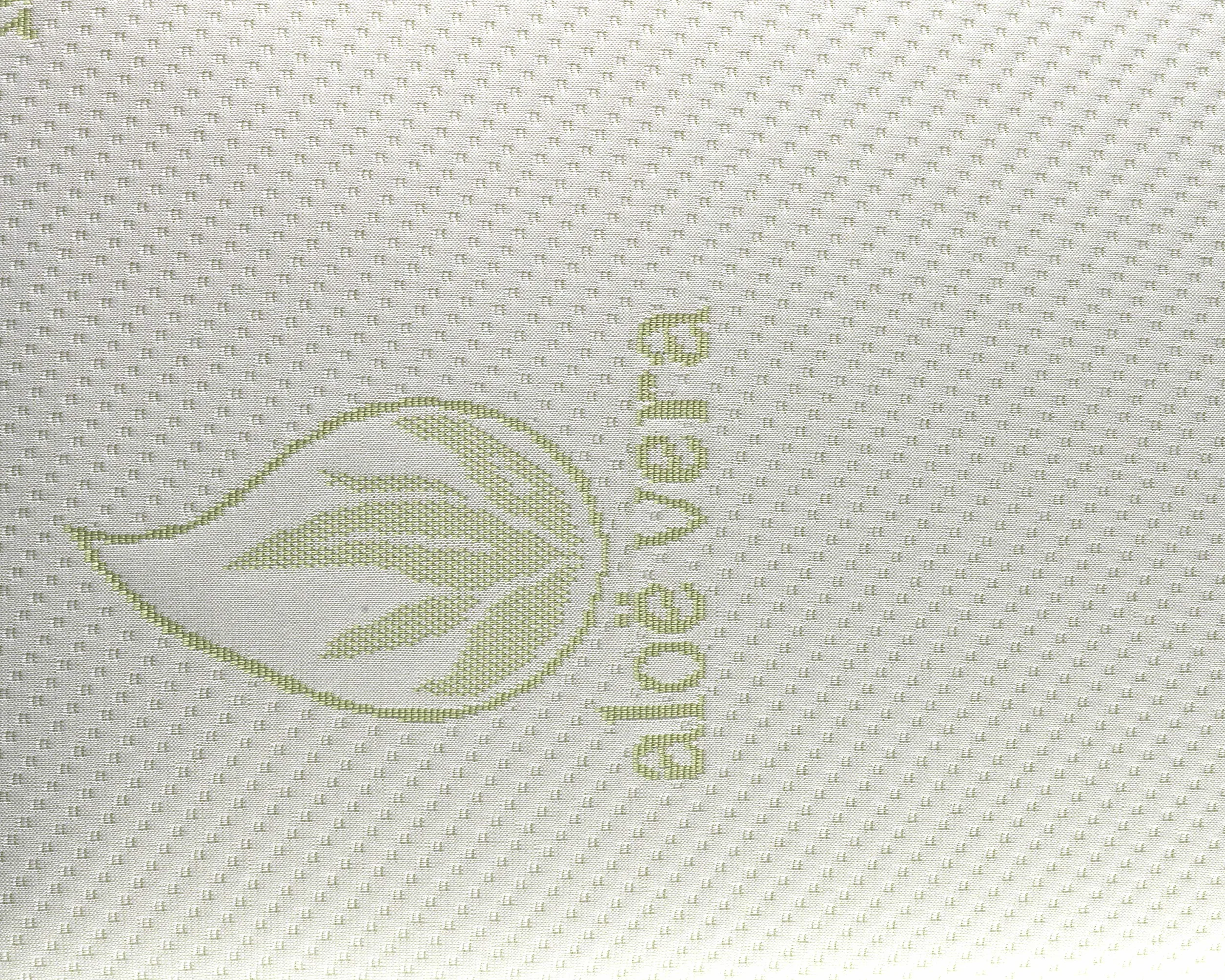 Almohada viscoelástica núcleo Compacto Doble Funda Cremallera Tejido Aloe Vera Plus Termorregulable 90 cm