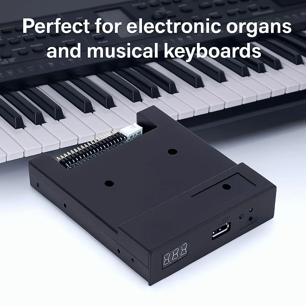 Unidad de disco Floppy-3.5 "1000 Unidad de disquete a simulación de emulador USB para teclado musical