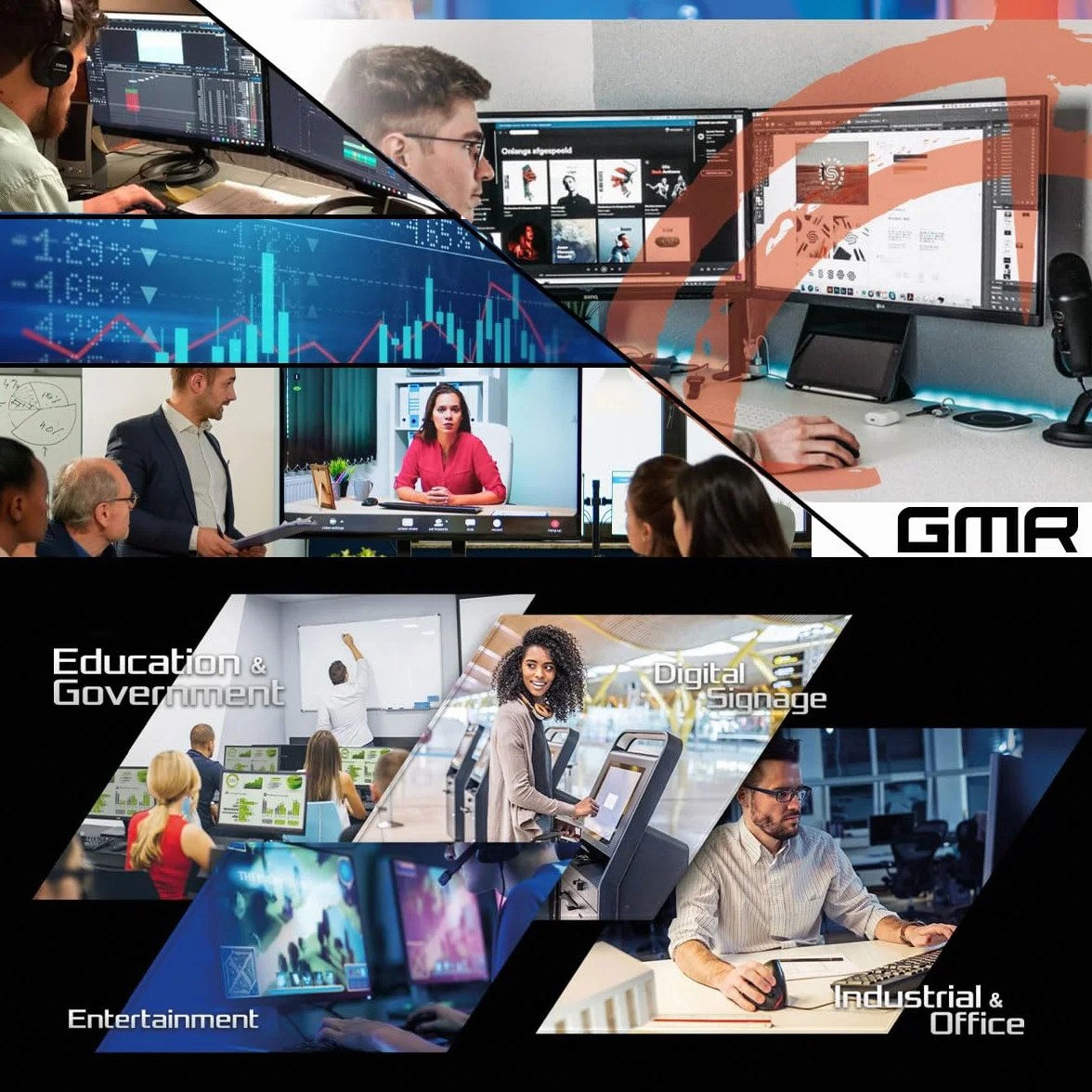GMR Ultra i5 Office PC - Ordenador de Oficina para Empresas | 3 Años de Garantía | 16 GB de RAM | SSD M.2 de 512 GB | USB 3 | Windows 11 Pro | WiFi-Bluetooth