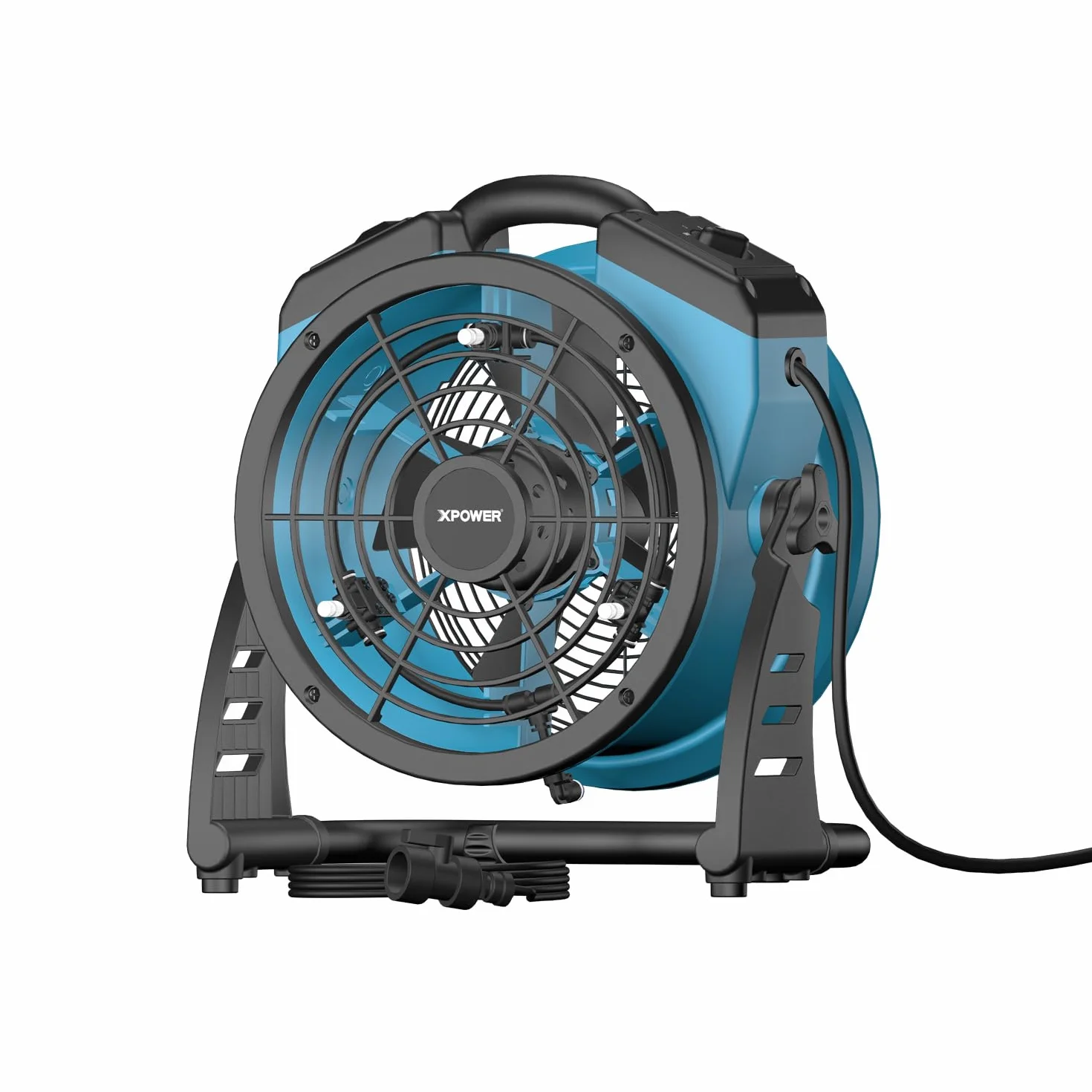 XPower Misting Fan Outdoor Cooling Oscillating Heavy Duty Powerful High Velocity Ideal for Camping, Patios Picnics & More (FM-65)