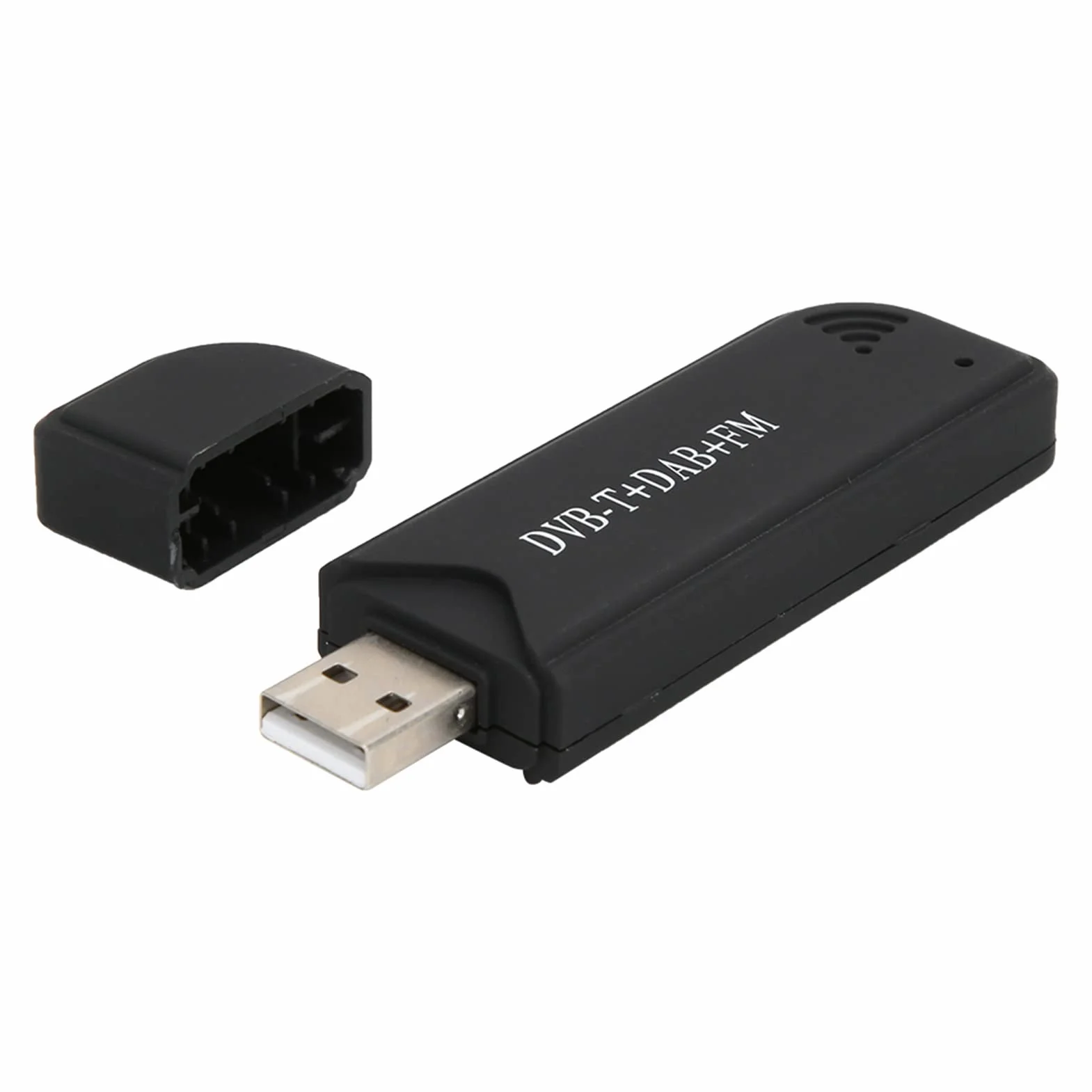 RTL2832U USB DVB-T FM SDR Dongle Stick Receptor Sintonizador de TV Digital para Usuarios de Controladores Dab con Grabación de Video en Tiempo Real y Soporte Multilingüe