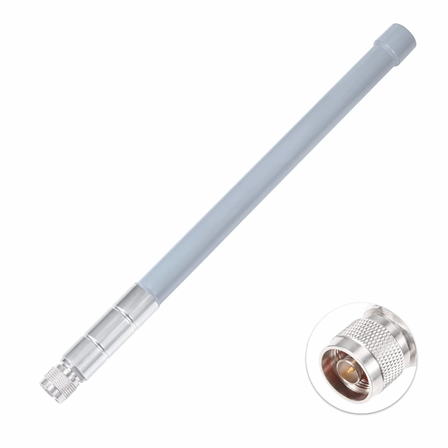 Bingfu Antena WiFi Exterior 2,4GHz 5,8GHz 5dBi N Hombre Recepción Señal de Red Inalámbrica Omni Largo Alcance Montaje en Techo Resistente Intemperie Casa RV Camping Barco Enrutadores Puntos de Acceso
