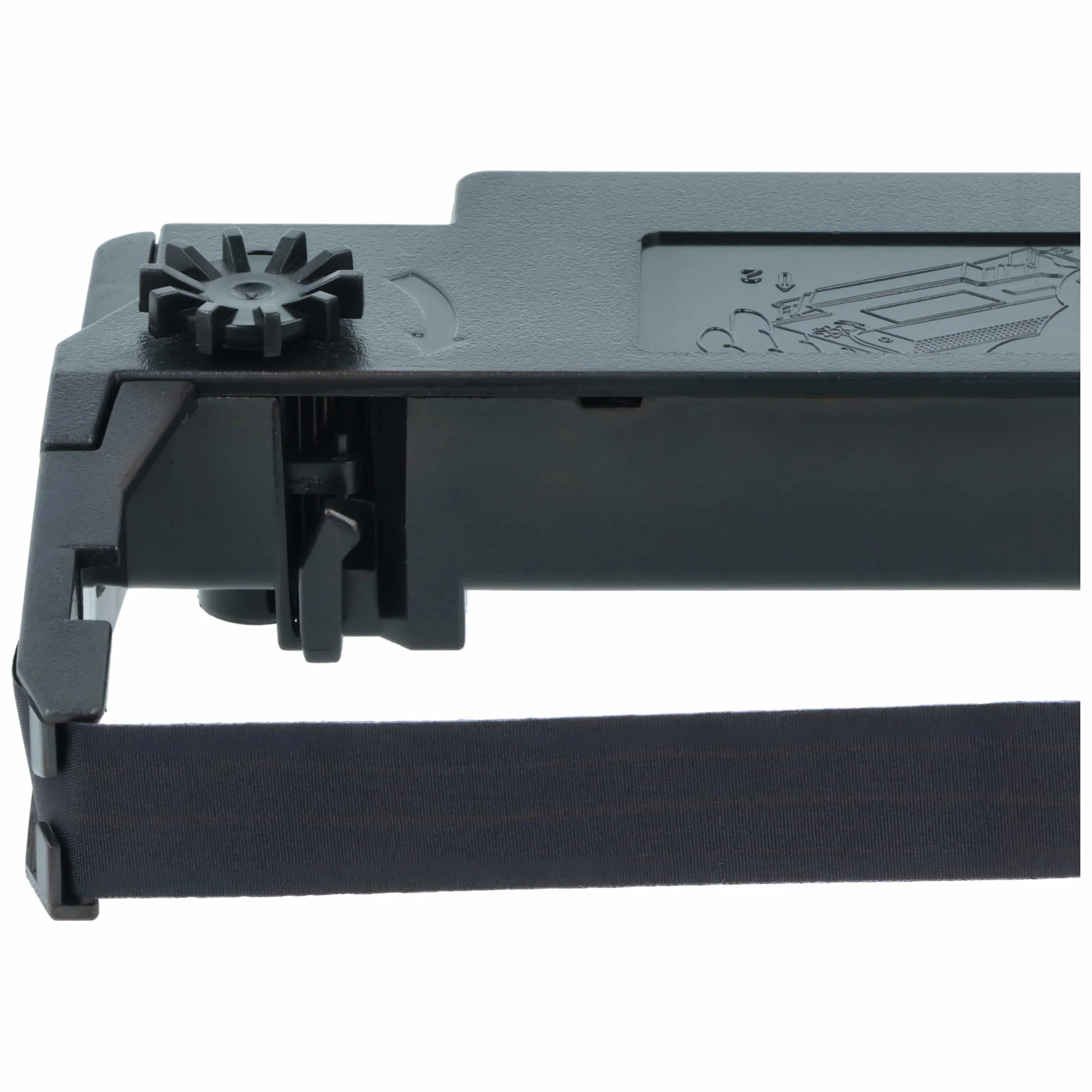 vhbw 10x Cinta de color de escritura reemplaza Epson C43S015451, ERC30B, ERC-34, ERC-38 B, ERC-30, 655N para impresora de matriz o de tickets - negro