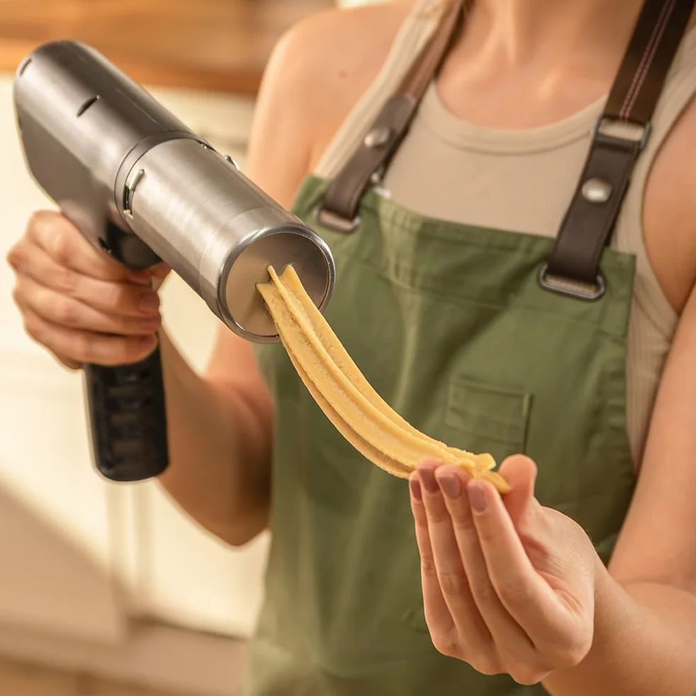 Cecotec Fun EasyPasta Inalámbrica Máquina para hacer Pasta y Churros 40W 200gr 3 Discos