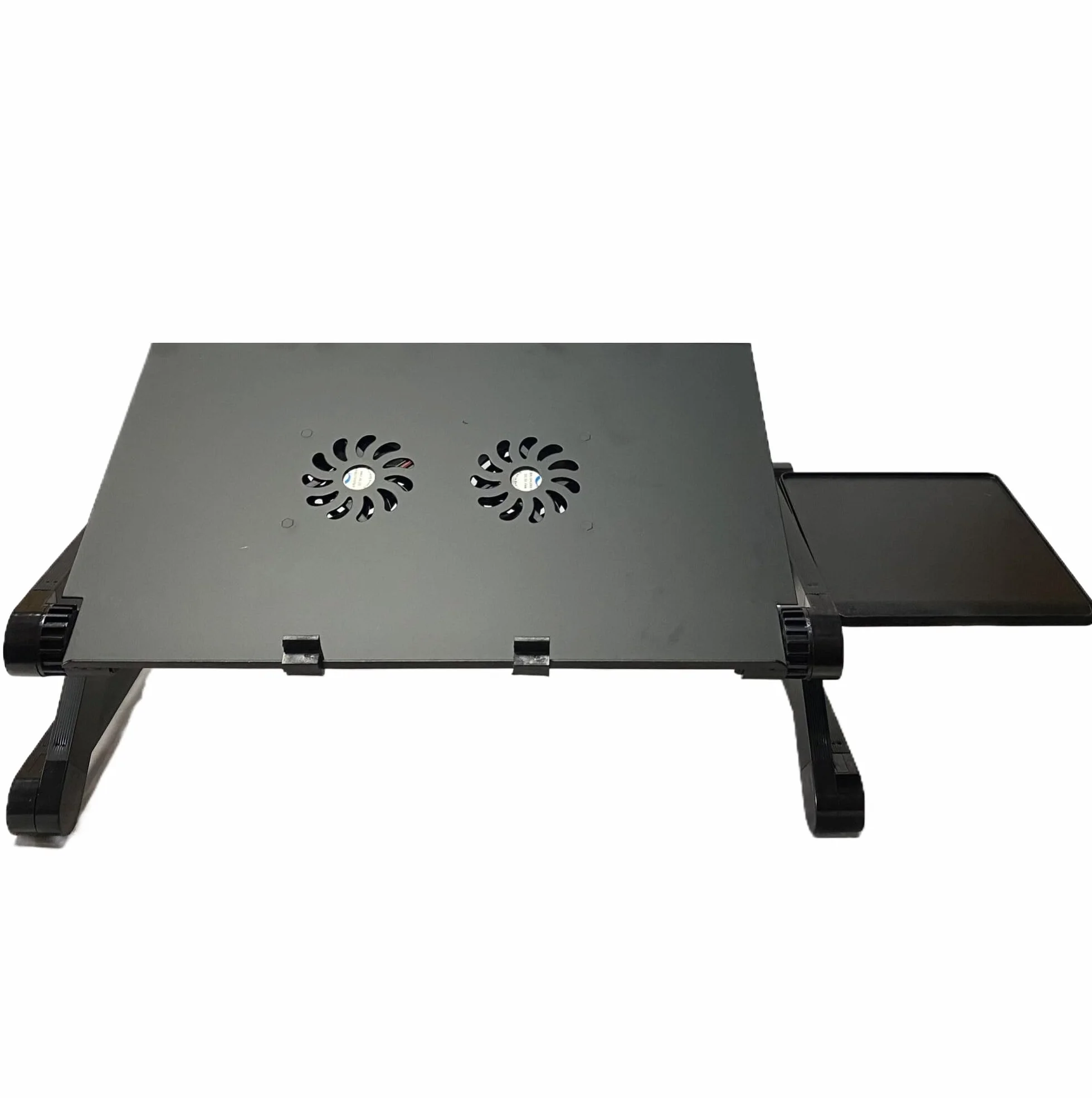 Escritorio ajustable para laptop de hasta 17 pulgadas, portátil, multifuncional, ergonómico, ventilado, bandeja de TV, cama, soporte para libros (420 x 260 mm, con alfombrilla de mouse y