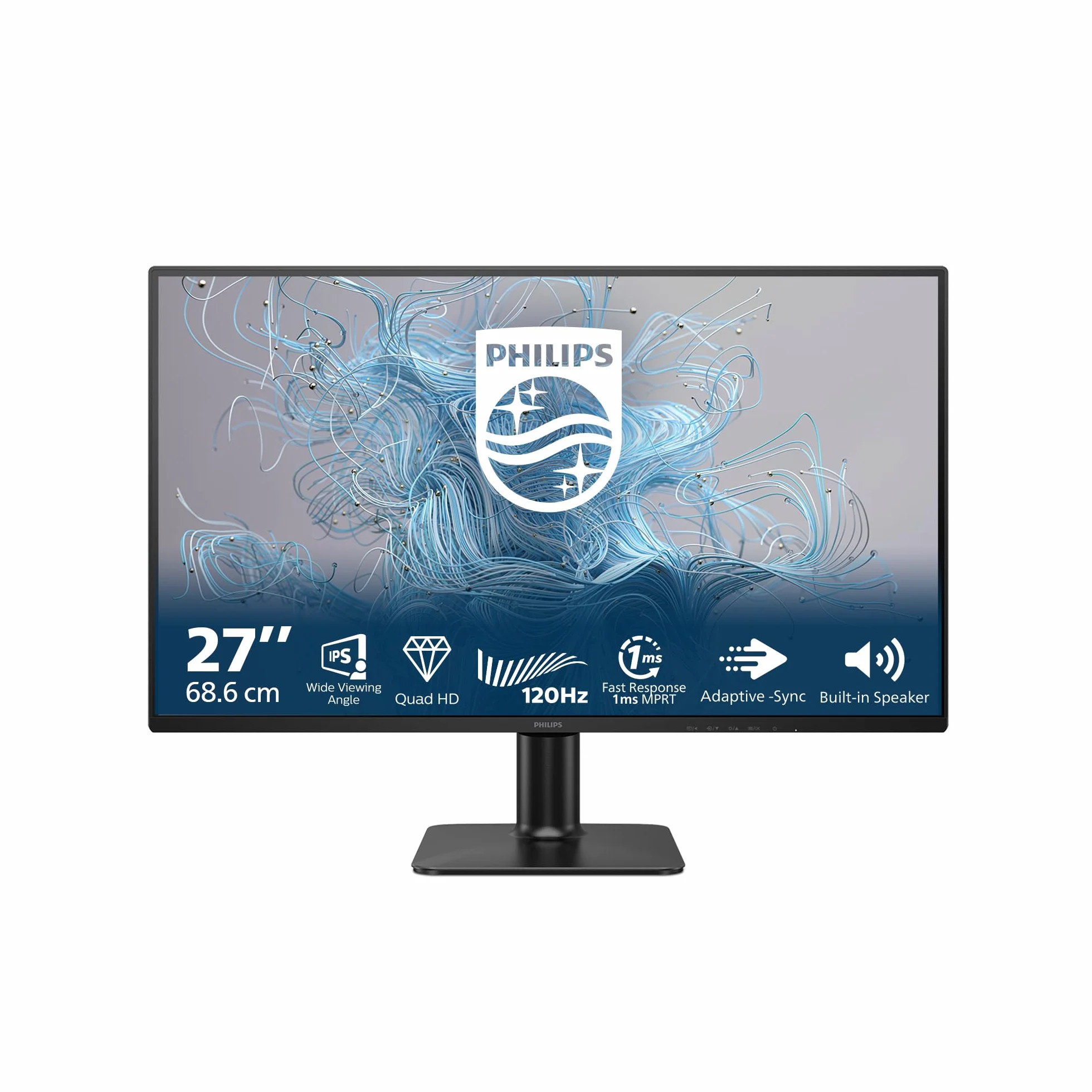 Philips 25E2N2500 Monitor 27" QHD 120Hz IPS 1ms MPRT Adaptive Sync HDR10 2560x1440 Negro